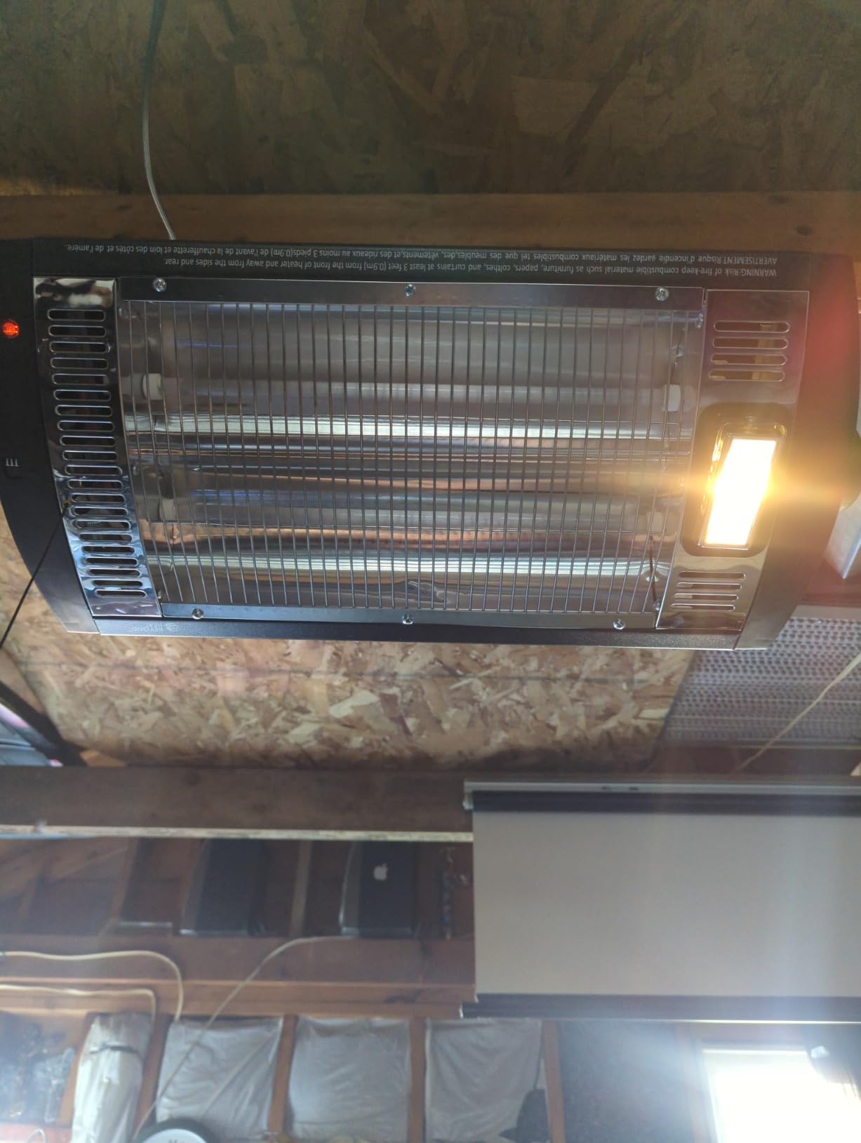 BEYOND HEAT Electric Garage Heater 120V, 1500W Radiant Space Heater, 2-Pack customer photo 2