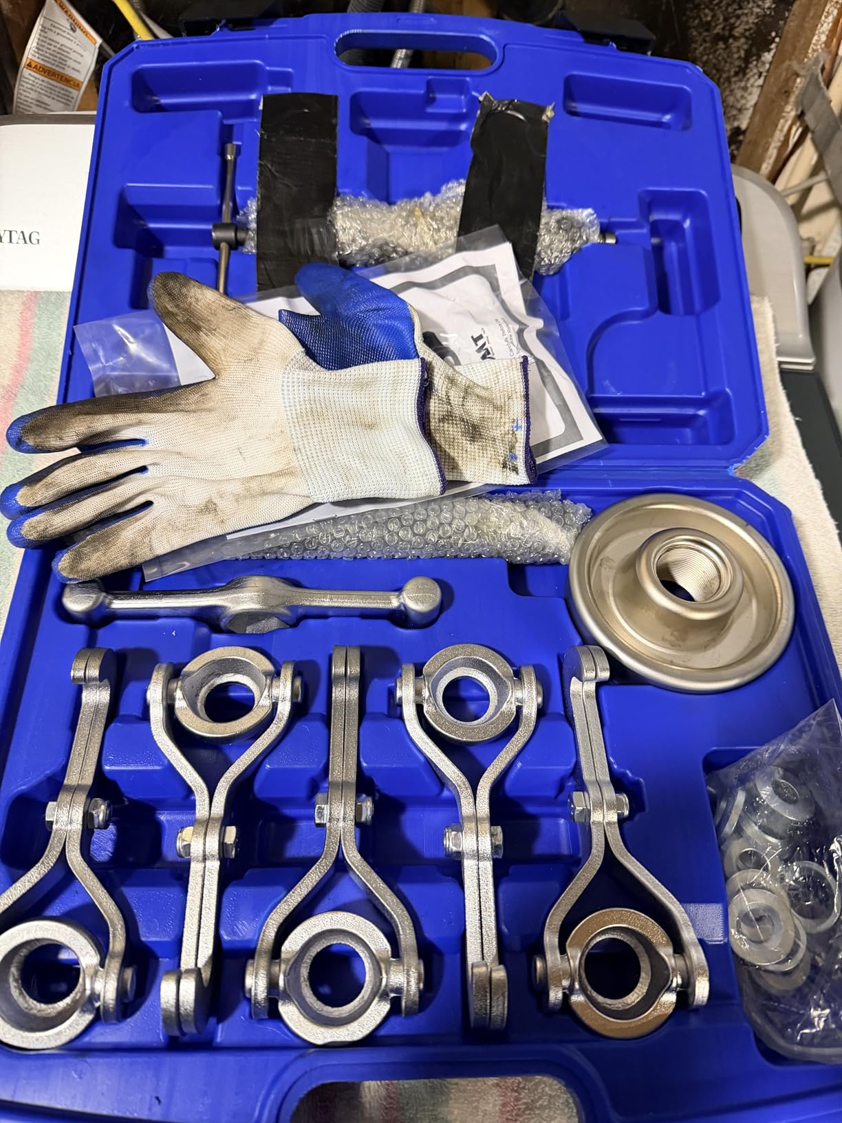 OMT Heavy Duty Hub Puller Kit, Wheel Hub Removal Tool with Adjustable Hooks customer photo 1