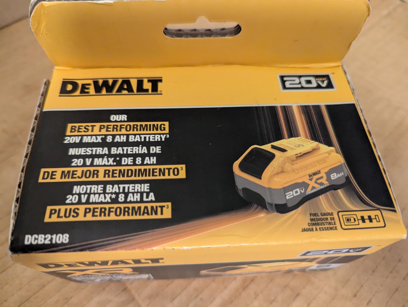 DEWALT 20V MAX XR POWERPACK 8.0 Ah Power Tool Battery (DCB2108) customer photo 1