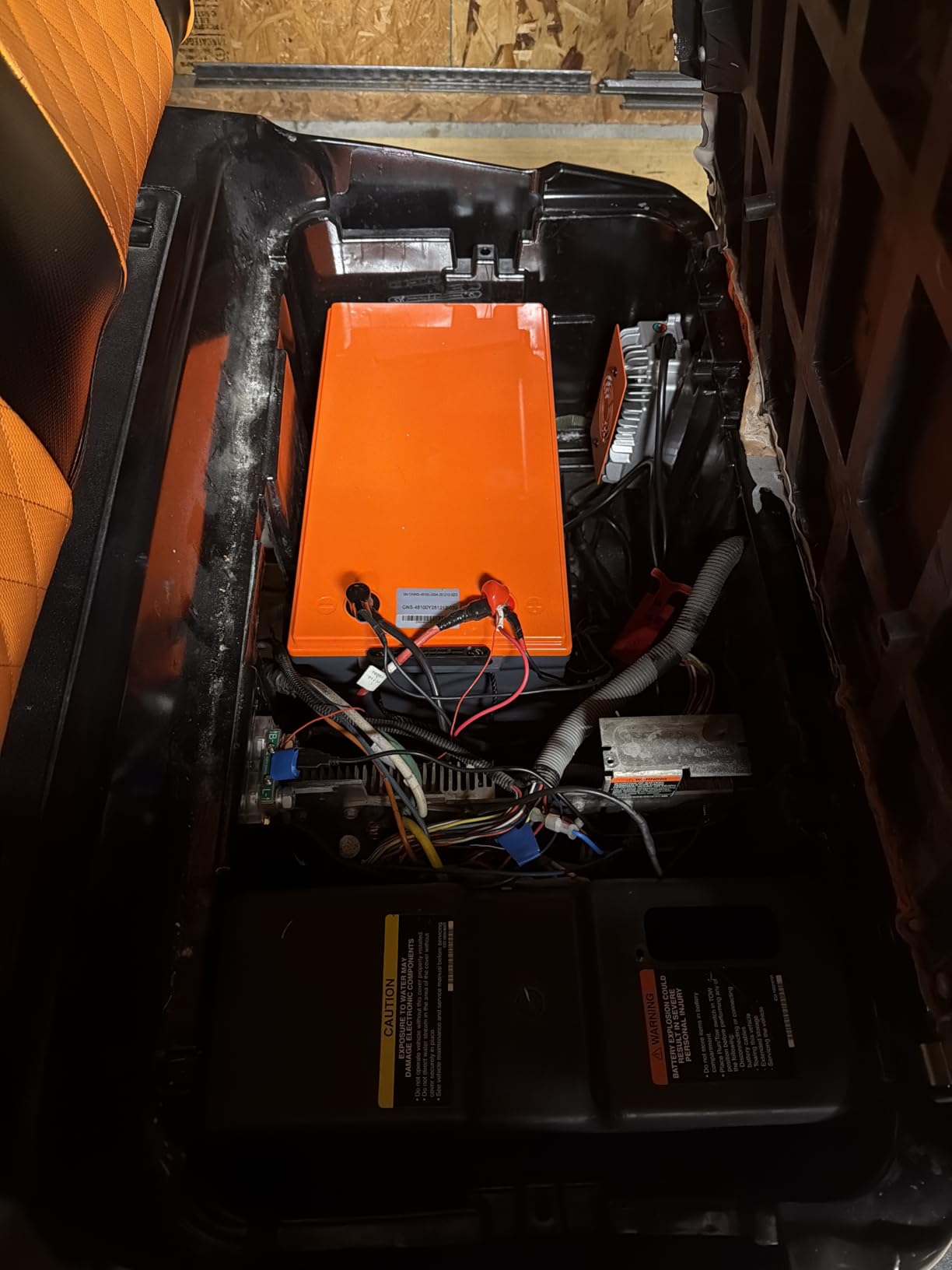 CHINS 48V Lithium Battery Golf Cart 100AH, Includes 18A Charger, Monitor customer photo 2