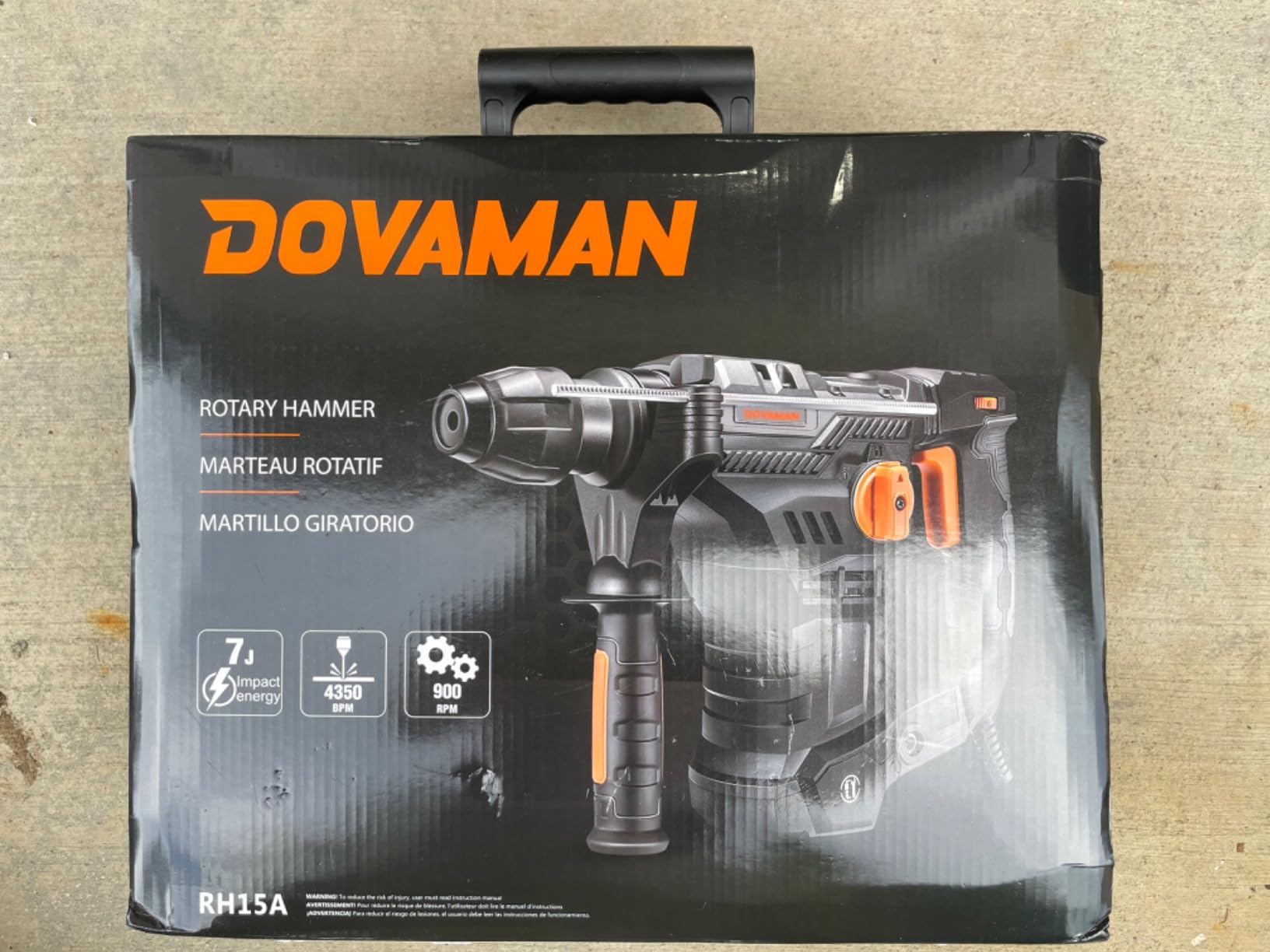1-9/16'' SDS Rotary Hammer Drill, 12.5Amp Heavy Duty Rotary Hammer customer photo 2