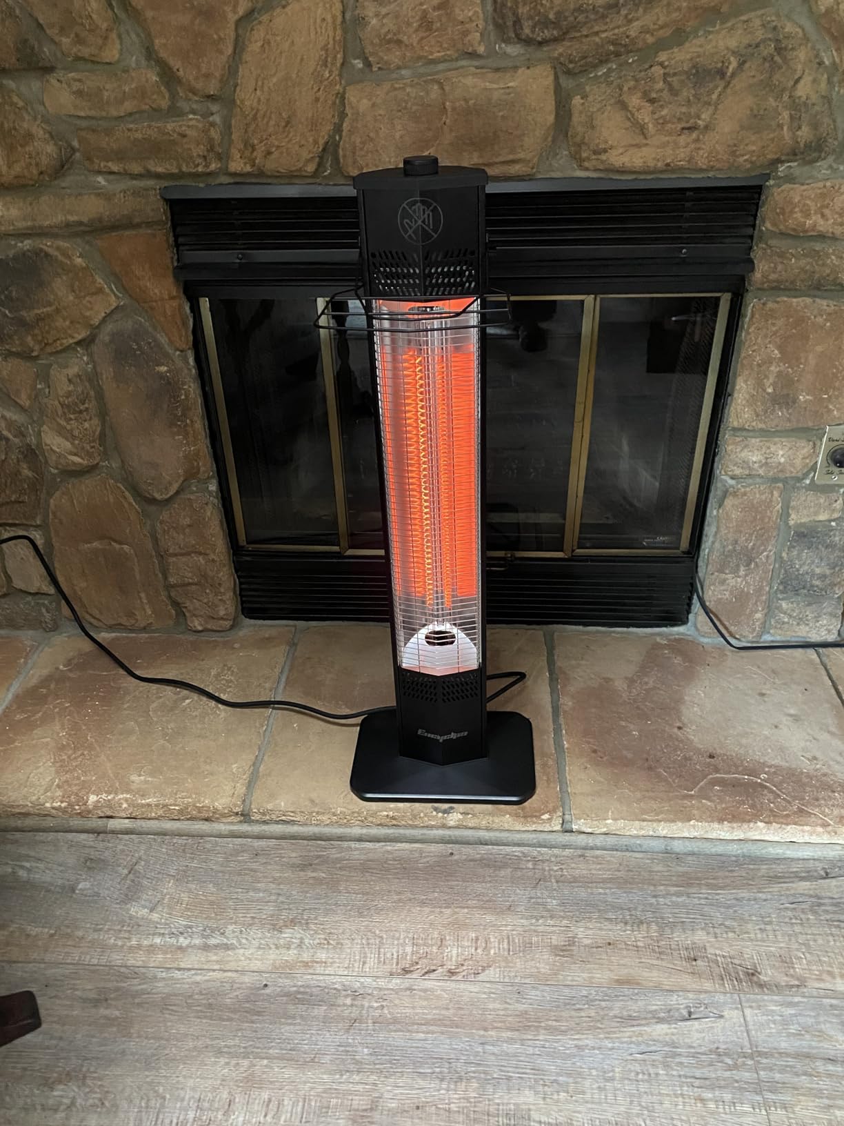 Encyclpo Patio Heater for Outdoor Use,1500W Infrared, 36 in Portable Tower Heater, 3 Levels, IPX5 Waterproof, Tip-Over&Overheat Protection for Garage, Indoor, Large Room, Backyard, Home customer photo 2