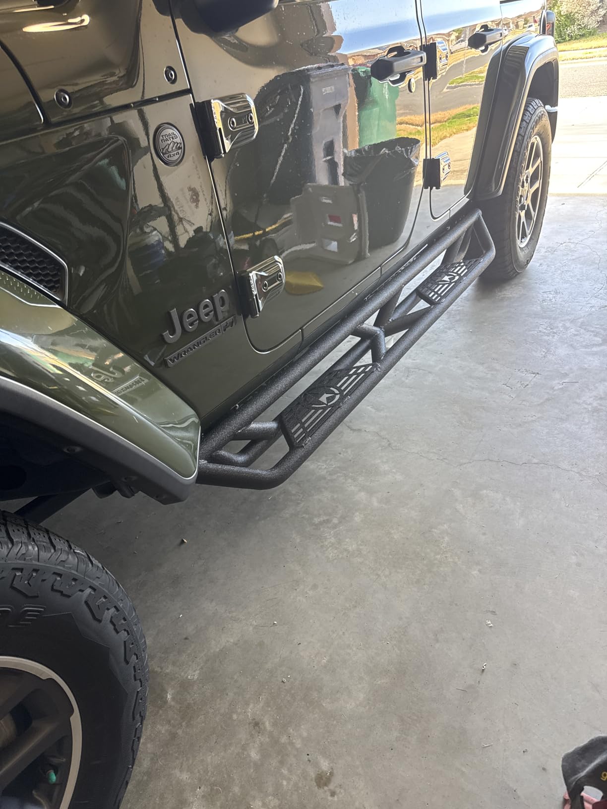 YZONA Running Boards Side Steps Compatible with 2007-2018 Jeep Wrangler JK customer photo 1