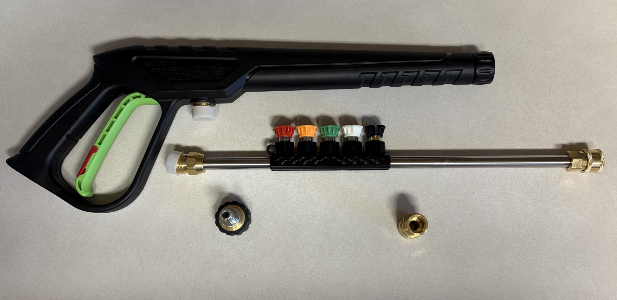 Pressure Washer Gun 3600 PSI with Extension Wand, 3/8