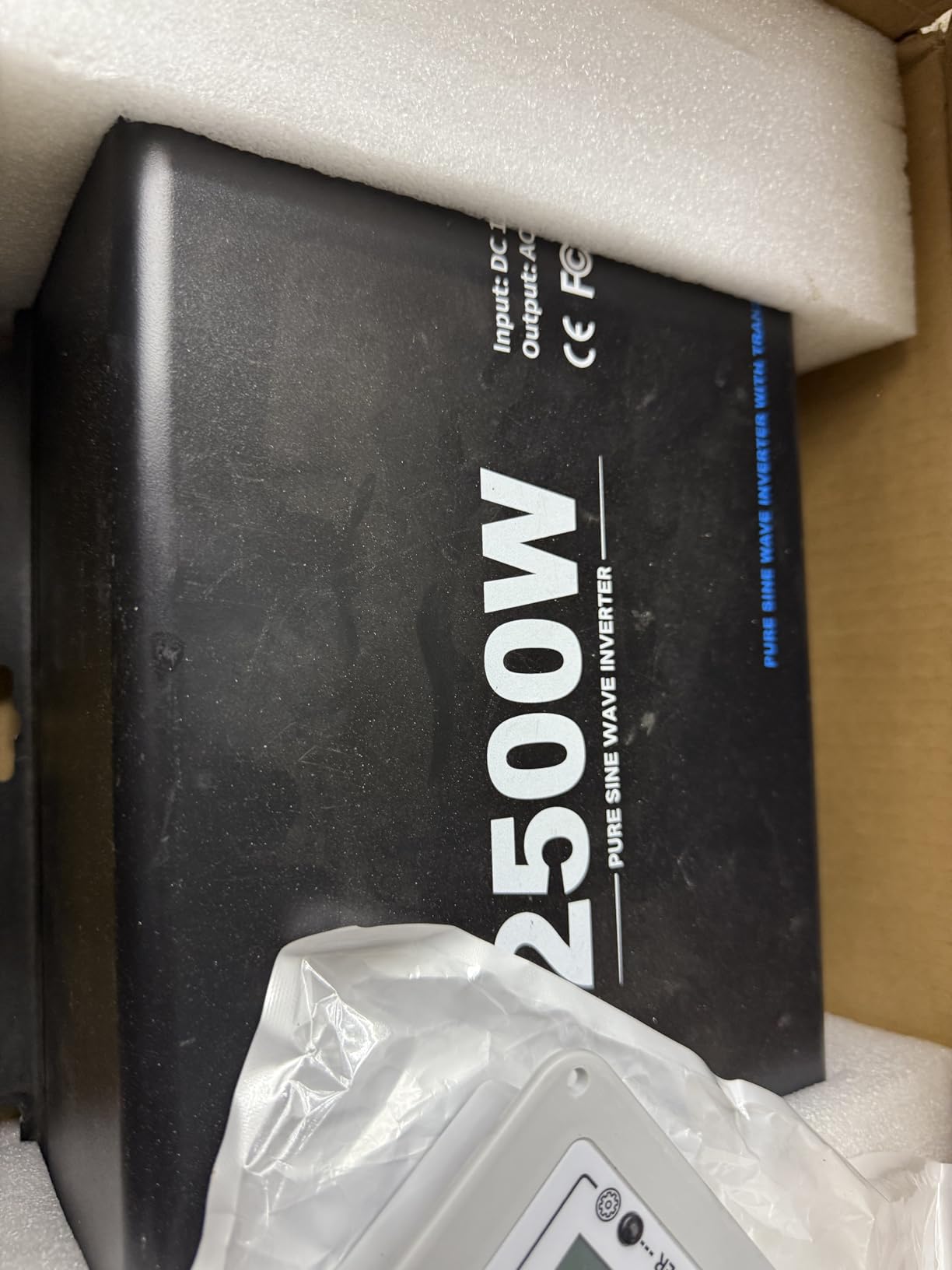 2500W Pure Sine Wave Power Inverter with Transfer Switch for RV, 5000W Peak customer photo 1