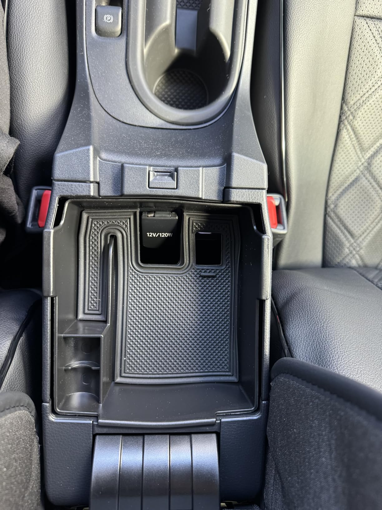 Autorder Center Console Dash Organizer for 2024 2025 Toyota Grand Highlander Accessories Dashboard Insert Tray with Cellphone Holder Storage Box with Anti-Slip Mat customer photo 1