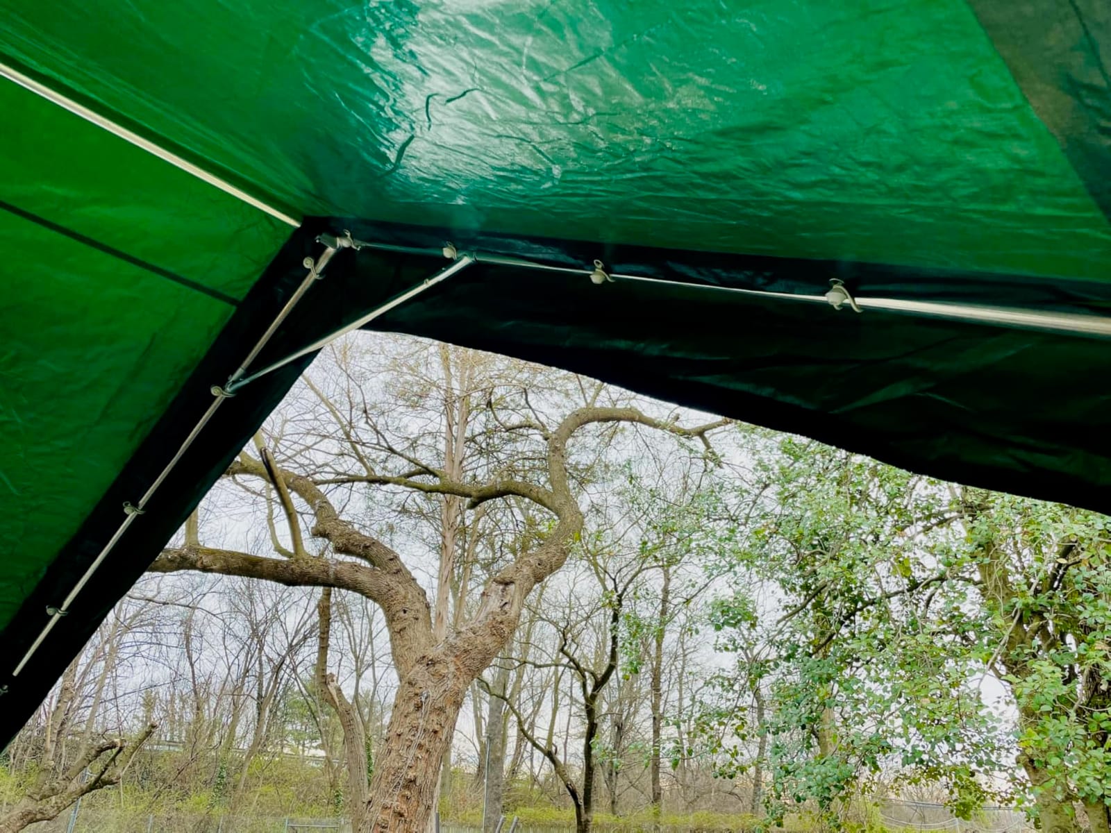 ADVANCE OUTDOOR 10x15 ft Heavy Duty Carport Potable Car Canopy Garage Party Tent Boat Shelter, Adjustable Height from 9.5 ft to 11 ft, Green customer photo 1