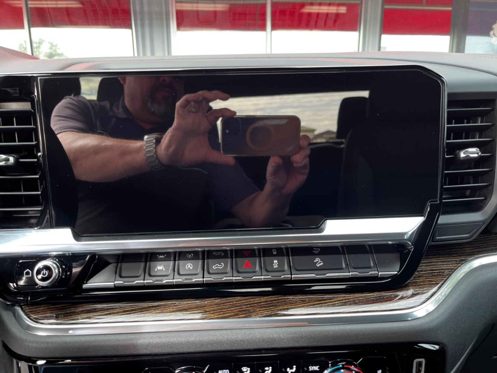 Anti-Glare Matte for 2022-2026 GMC Sierra 1500 Screen Protector, for (AT4/AT4X/Denali/Denali Ultimate) 9H Tempered Glass 2026 2025 Sierra 1500/2500HD/3500HD Accessories Anti-Fingerprint 13.4