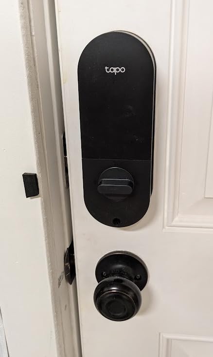 Tapo Smart Wi-Fi Door Lock, Deadbolt, Fingerprint Recognition, DL110 customer photo 1