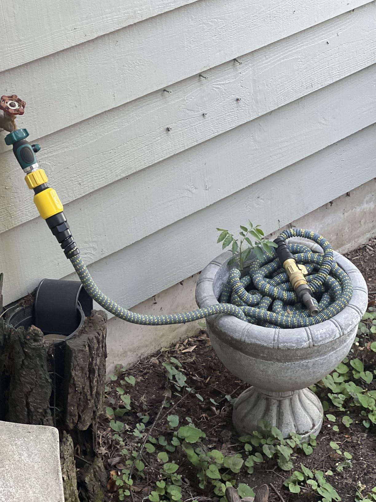 HydroTech 100 ft Expandable Burst-Proof Garden Hose, 5/8 in Diameter customer photo 1