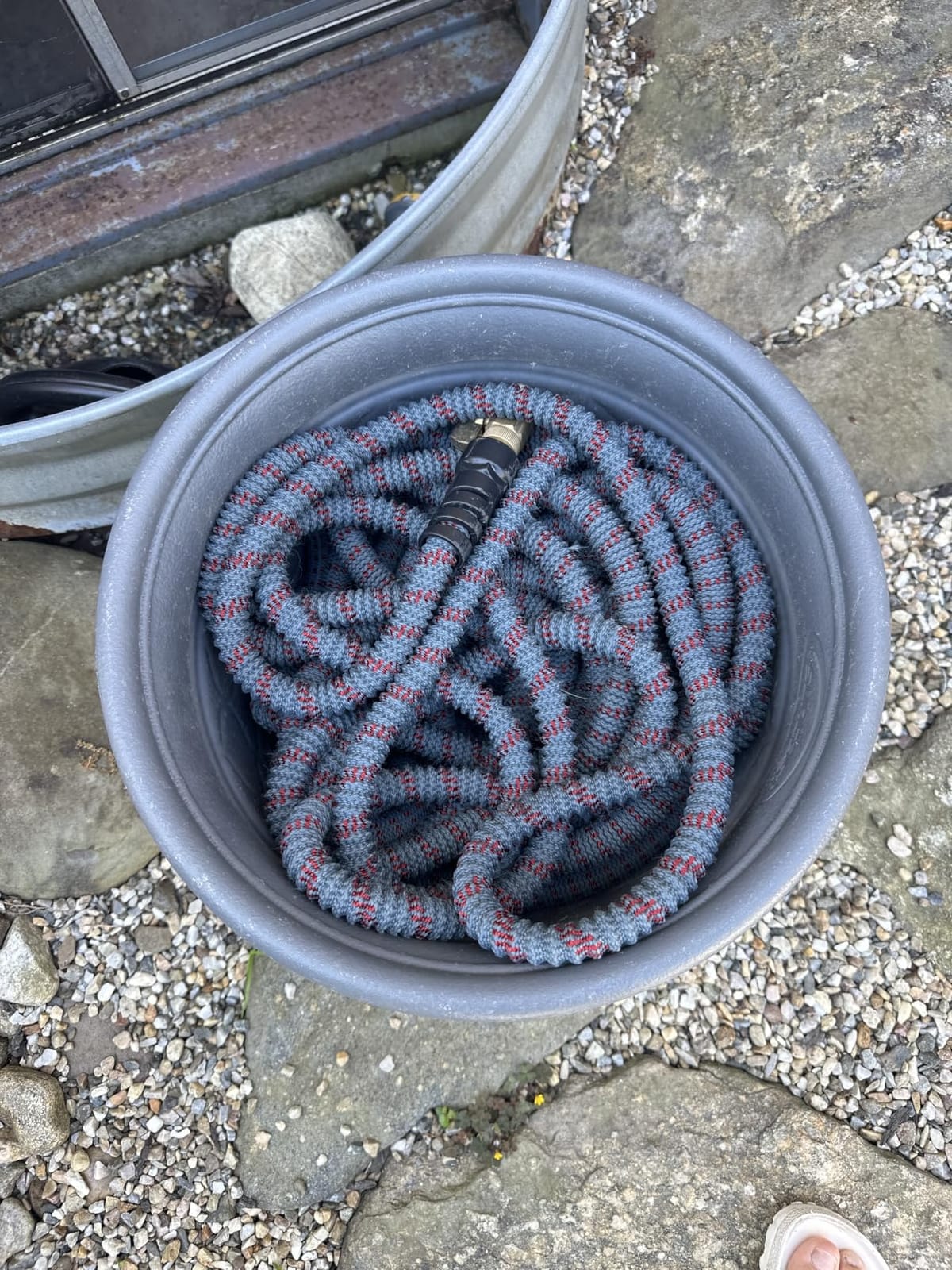 HydroTech 100 ft Expandable Burst-Proof Garden Hose, 5/8 in Diameter customer photo 2