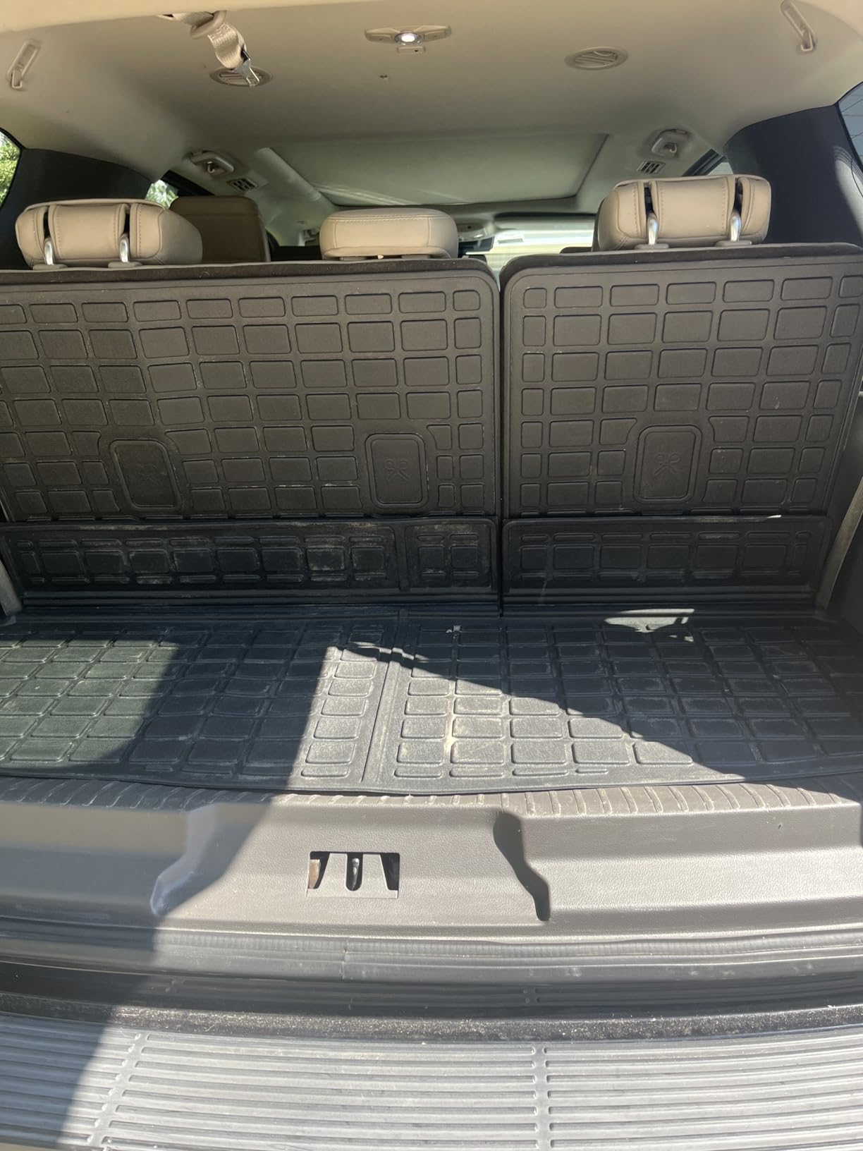 Trunk Mat+2nd&3rd Row Backrest Mats for 2019-2026 Subaru Ascent customer photo 1