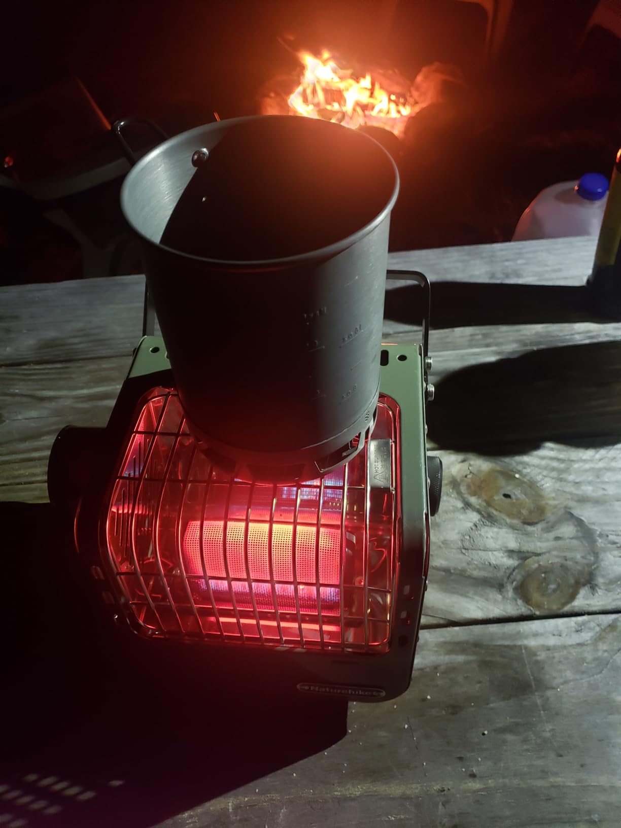 Naturehike Portable 3-in-1 Camping Heater for Outdoor 3750 BTU Butane Tent Heater with Insulated Shelf & Handle Patio Heater for Home customer photo 2