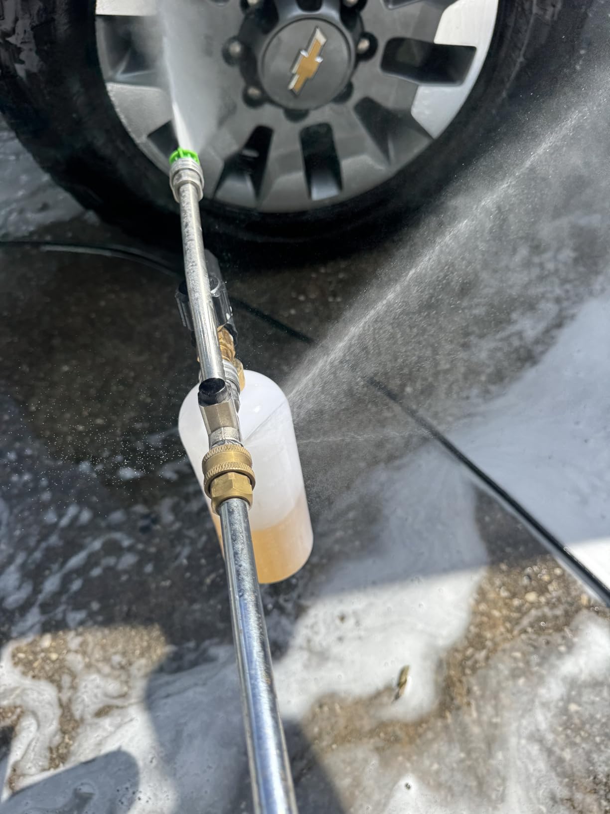 Tool Daily 21FT Telescoping Pressure Washer Wand with Brush, Extension Wand customer photo 1
