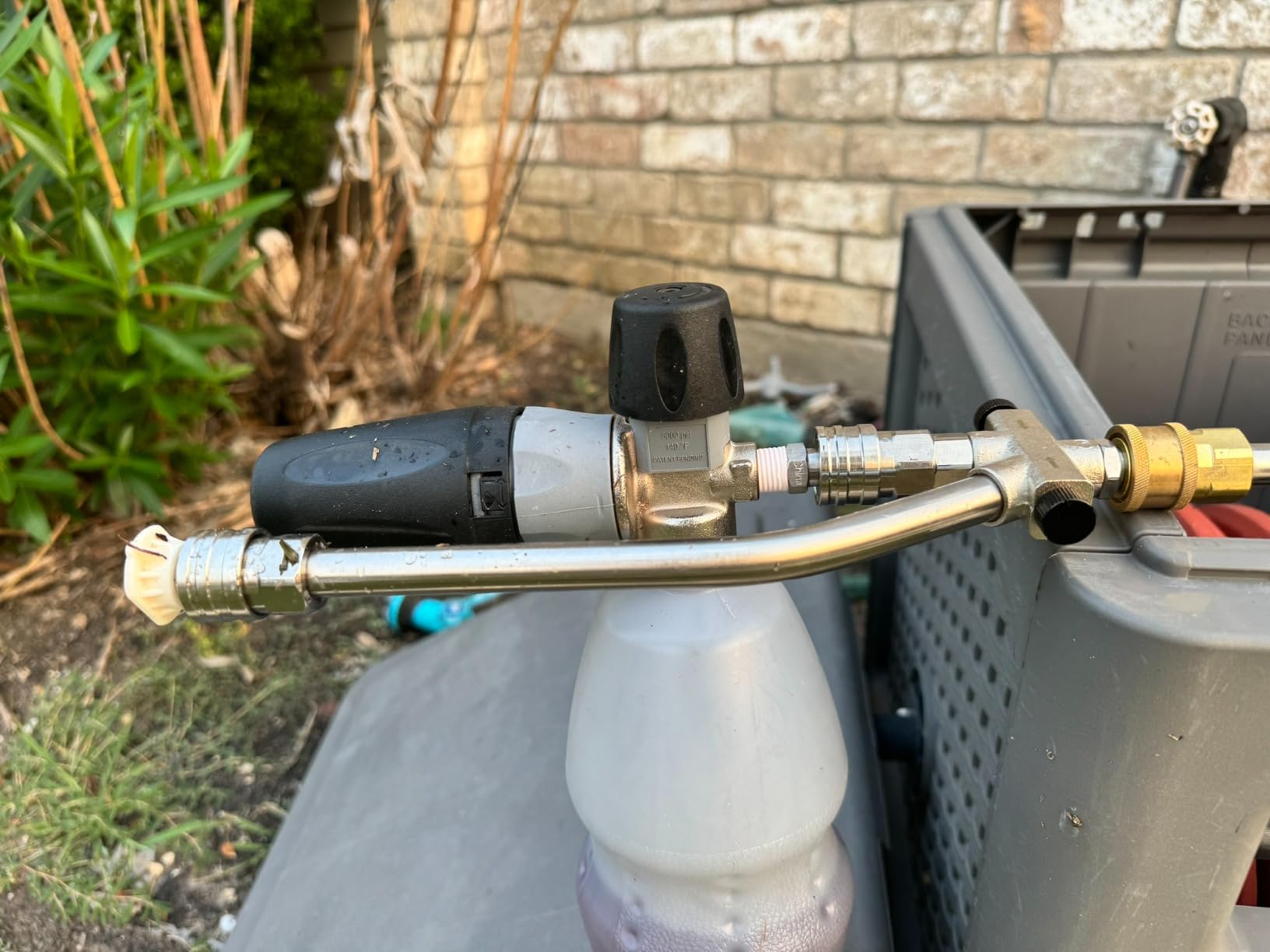 Tool Daily 21FT Telescoping Pressure Washer Wand with Brush, Extension Wand customer photo 2
