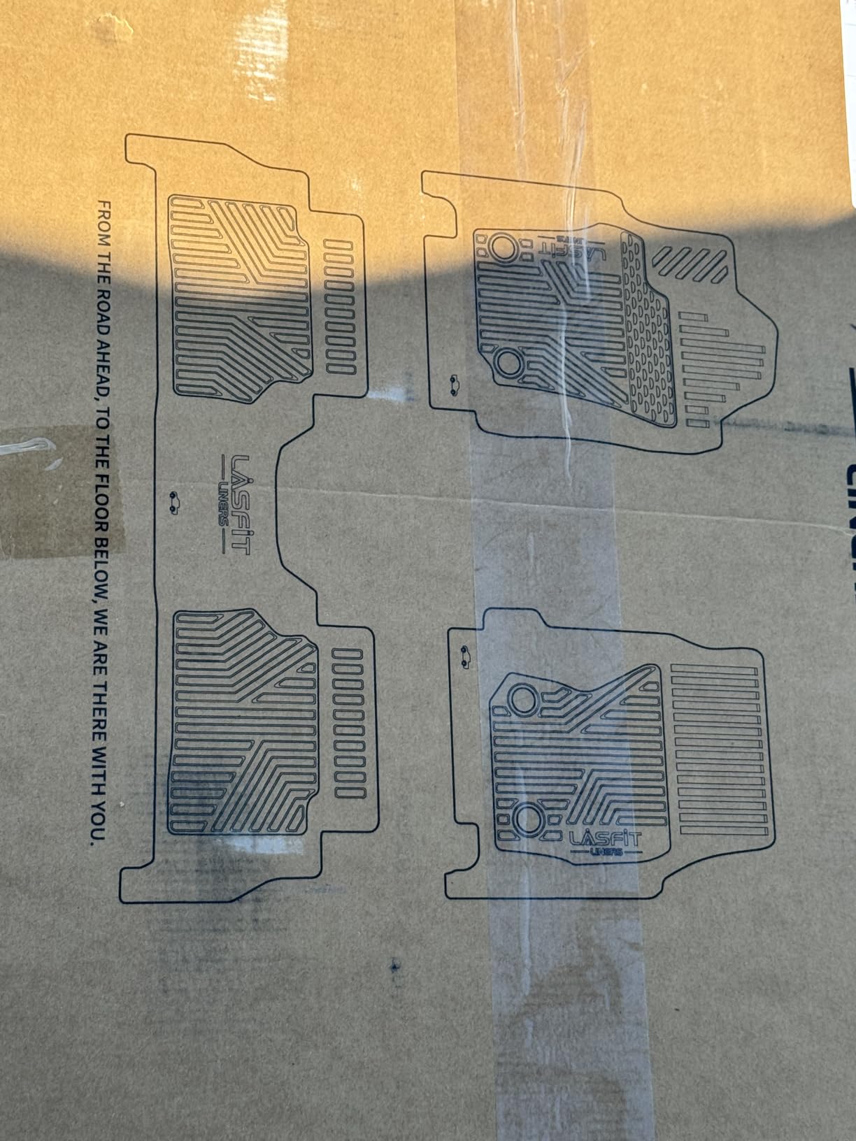 LASFIT Floor Mats & Cargo Liner with Backrest for Chevy Traverse 2024-2027 customer photo 2