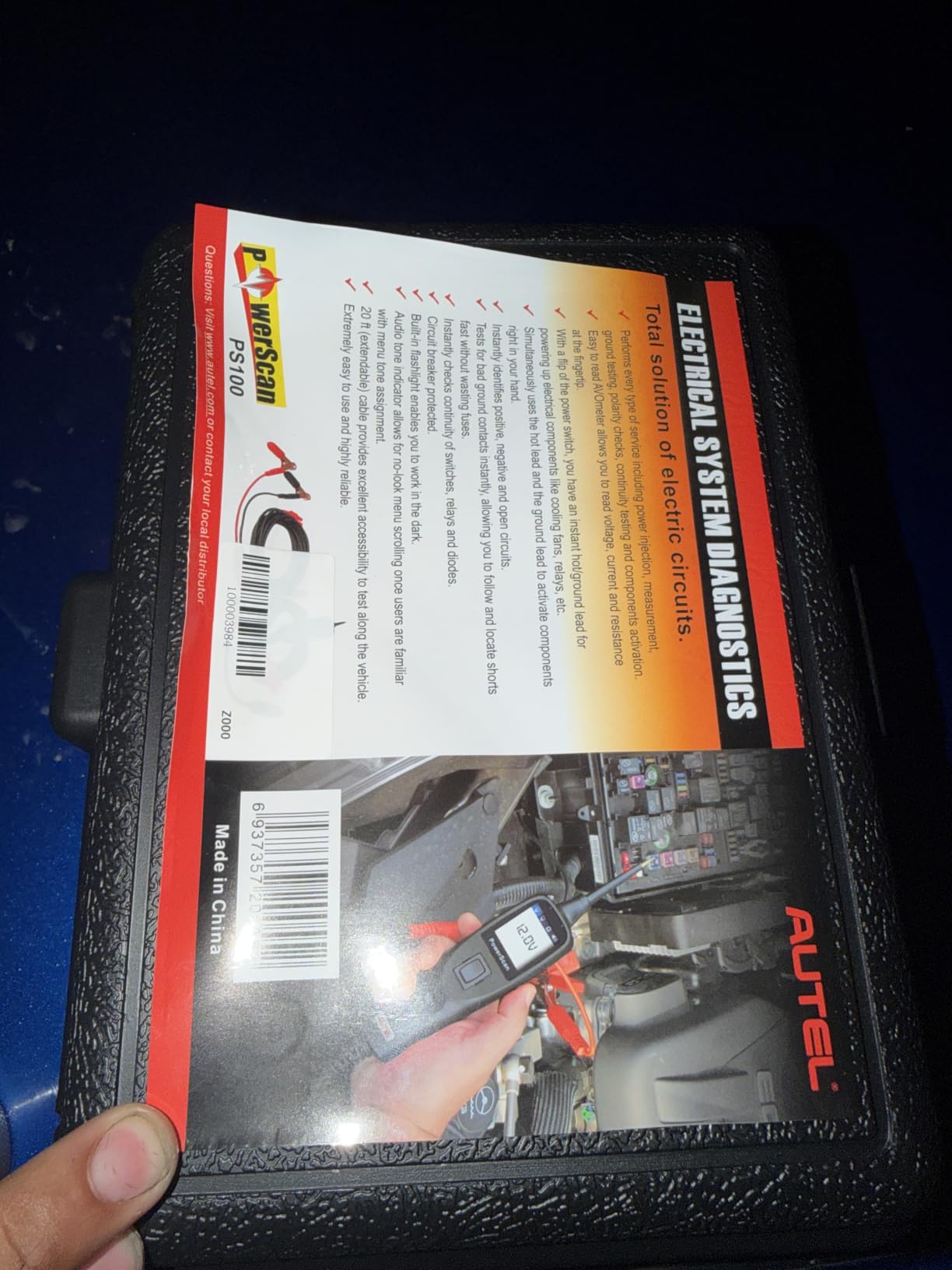 Autel PowerScan PS100 Power Circuit Probe Kit 2026, for All 12V 24V Cars customer photo 2
