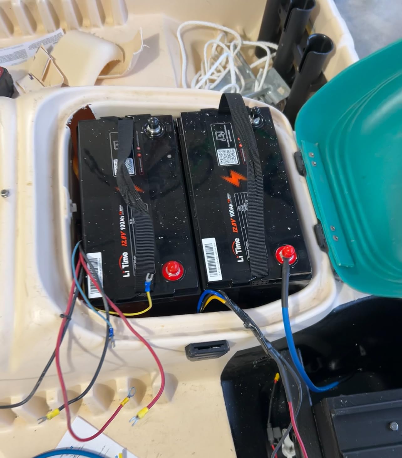 Litime 12V 100Ah LiFePO4 Battery, Group 27 Lithium Battery for RV, Marine customer photo 1