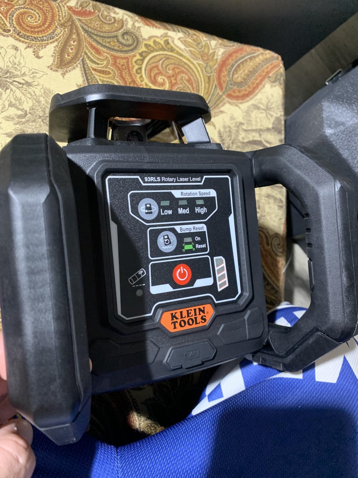 Klein Tools 93RLS Green Self-Leveling Rotary Laser Level Kit, 1150-Foot customer photo 2