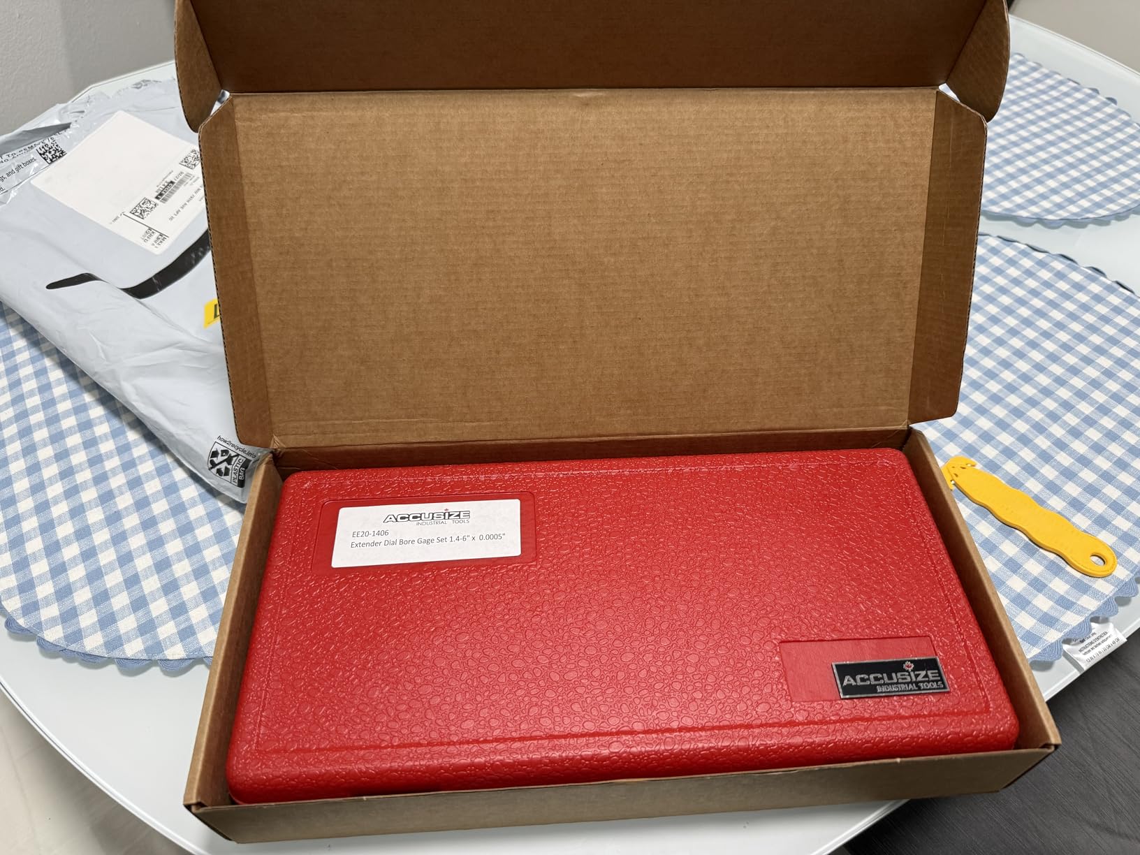 Accusize Dial Bore Gauge Set, 1.4-6 in Range, 0.0001 in Grad. customer photo 2