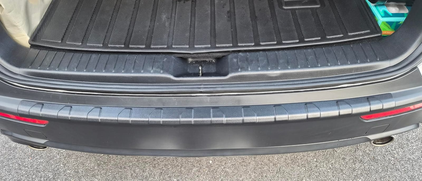 Rear Bumper Protector Compatible with Subaru Crosstrek 2024-2026 2027 Car Accessories ABS Plastic Material Matte Black Non-Slip Scratch-Resistant Trunk Door Protector customer photo 1
