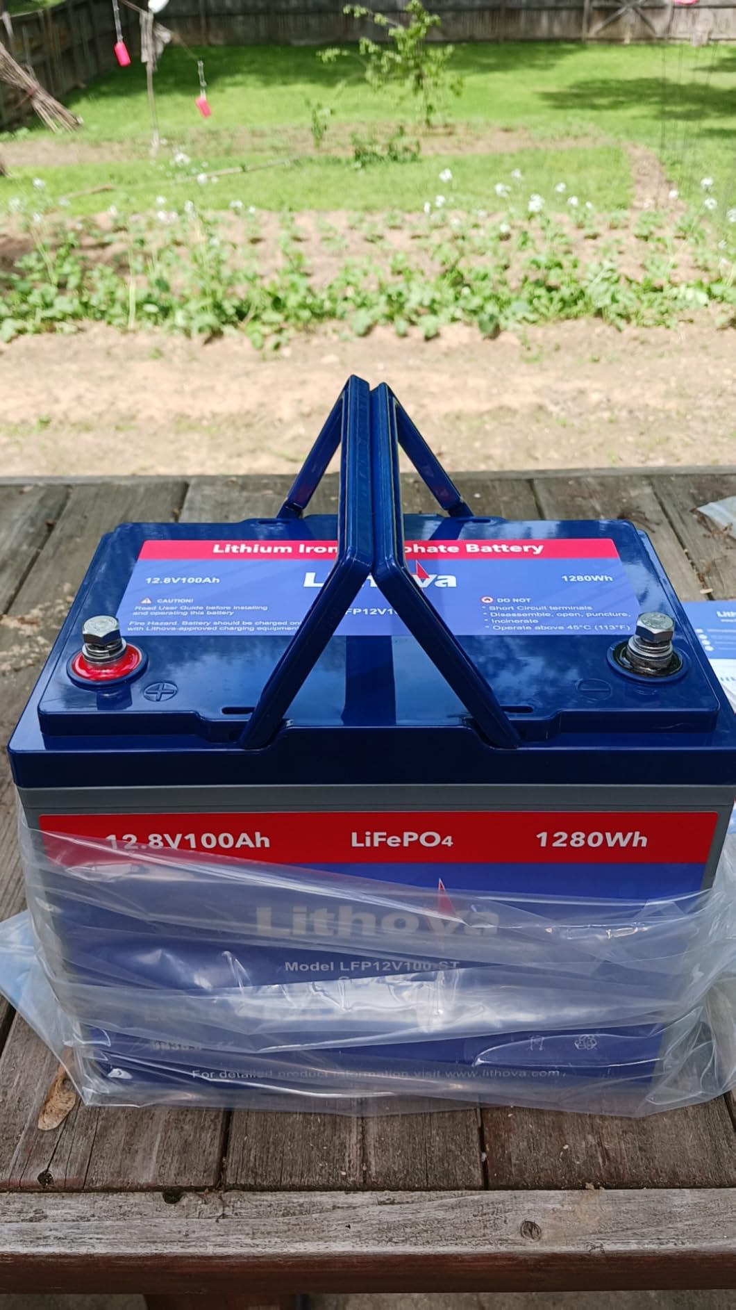 12V 100Ah LiFePO4 Battery, Built in 100A BMS, Up to 15000 Deep Cycles, Rechargeable 1280Wh Lithium batteries BCI Group 24 Size for RV, Solar, Marine, Trolling Motor and Home Energy Storage customer photo 1