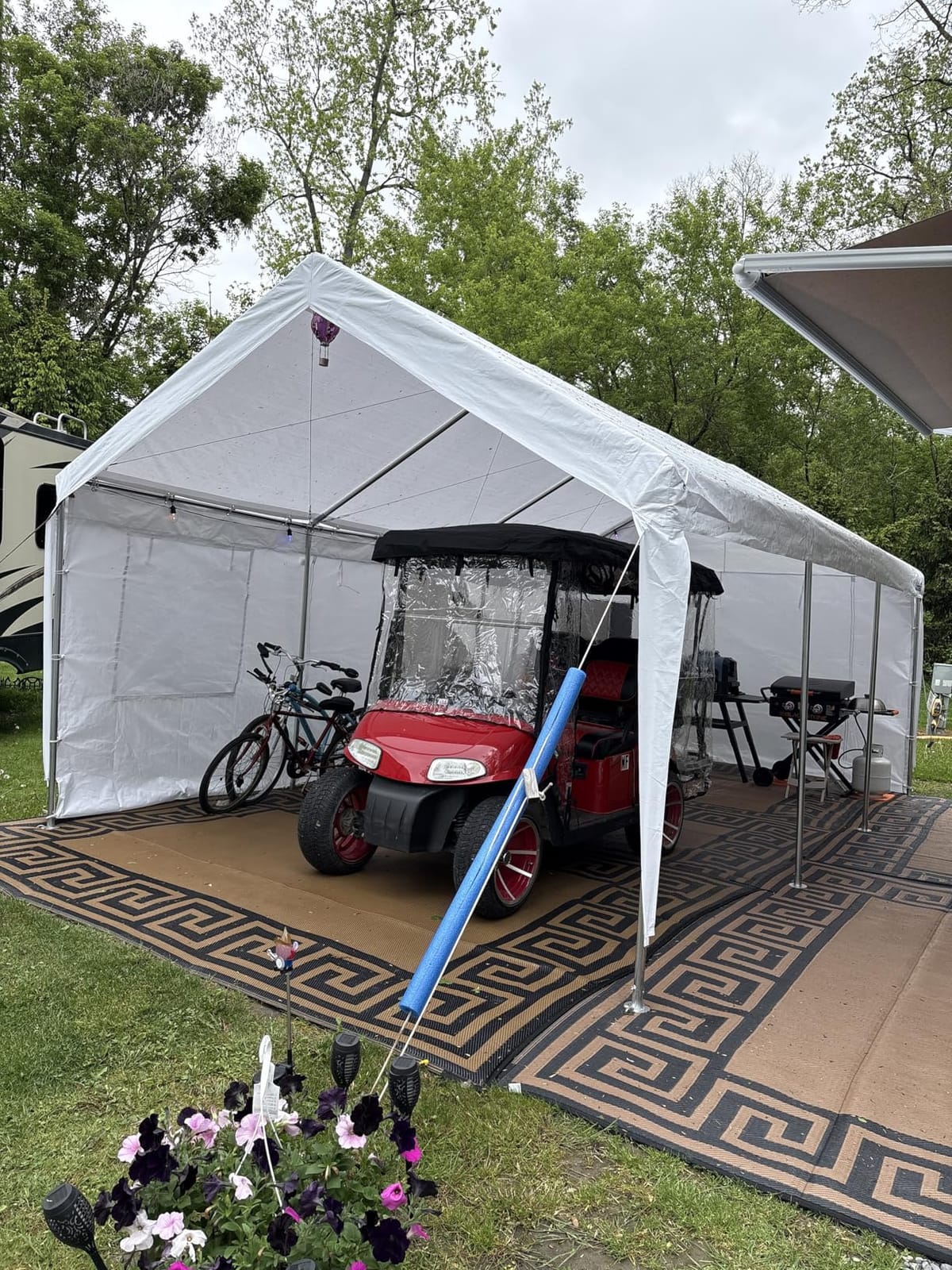Quictent Heavy Duty 13x25 ft Carports with Side Zipper Doors customer photo 1