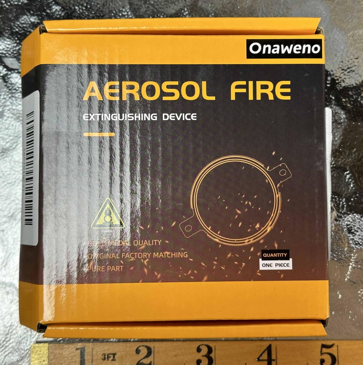 DIN Rail Automatic Fire Extinguisher for Electrical Panels 1-pole customer photo 2