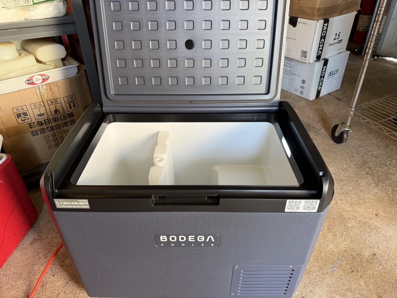 BODEGACOOLER 12 Volt Car Refrigerator, 42QT(40L) IPX4 Waterproof Electric Cooler, 31dB Ultra-Quiet Car Fridge APP Control with 12/24V DC 110-240V AC, -4℉~68℉, Portable for Truck RV Camping, Travel customer photo 2