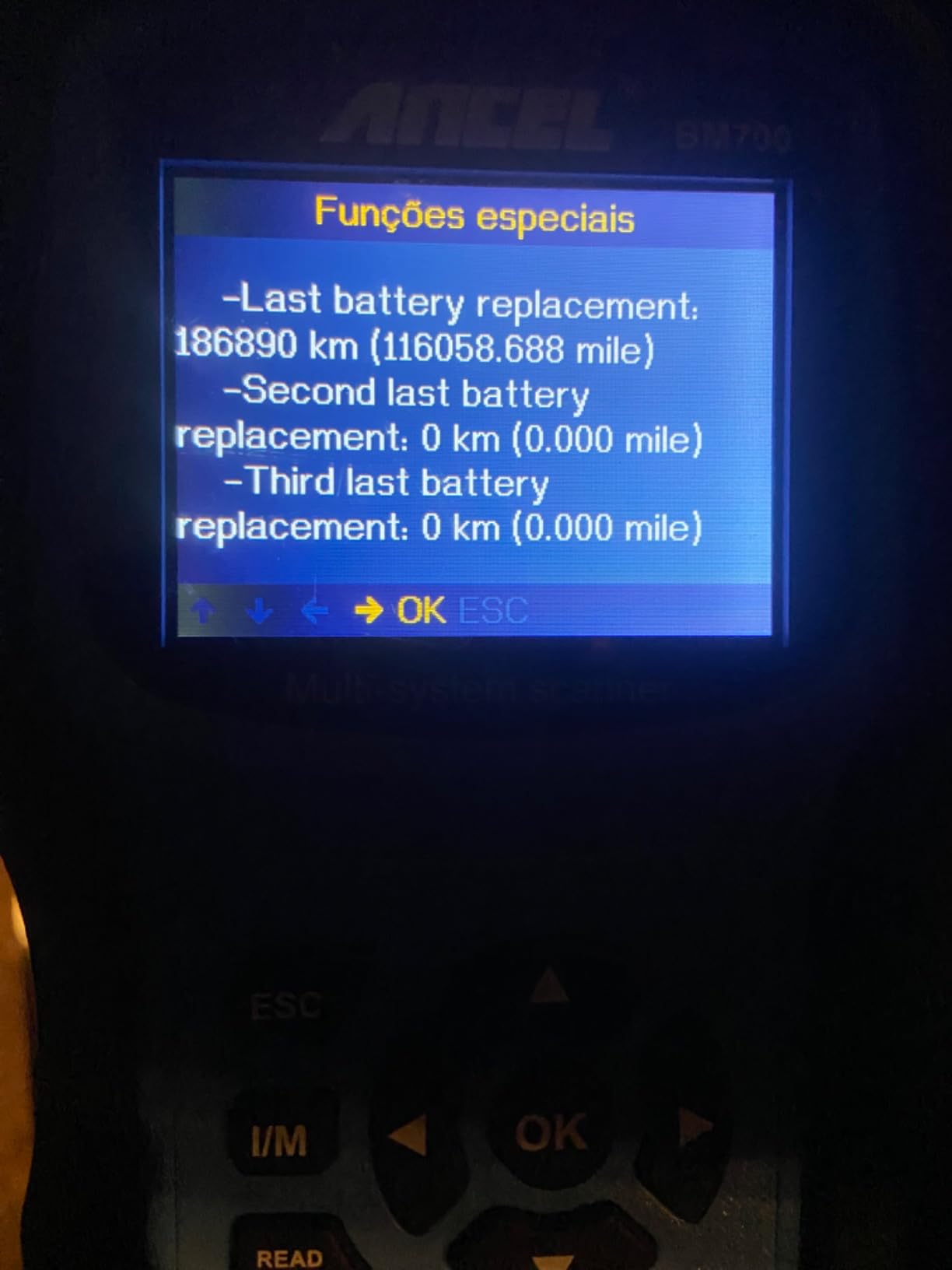 ANCEL BM700 PRO Fit for BMW Scanner - Battery Registration Tool, Code Reader for BMW/Mini/RR, Advanced OBD2 Scanner Auto V-I-N, Full System Diagnostic for BMW Scan Tool with All Reset Services (Blue) customer photo 1