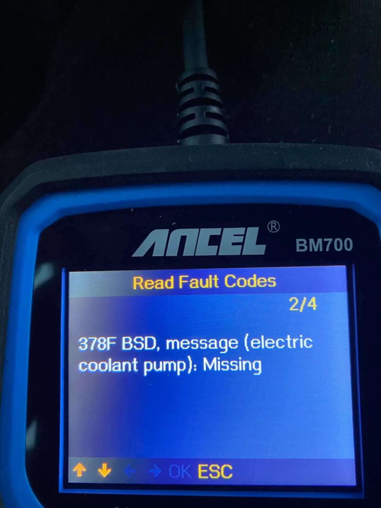 ANCEL BM700 PRO Fit for BMW Scanner - Battery Registration Tool, Code Reader for BMW/Mini/RR, Advanced OBD2 Scanner Auto V-I-N, Full System Diagnostic for BMW Scan Tool with All Reset Services (Blue) customer photo 2