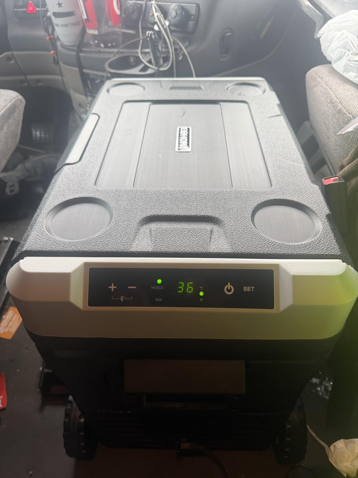 EUHOMY 47QT 12 Volt Refrigerator,Dual Zone -4℉~68℉ Portable Freezer for Car customer photo 1
