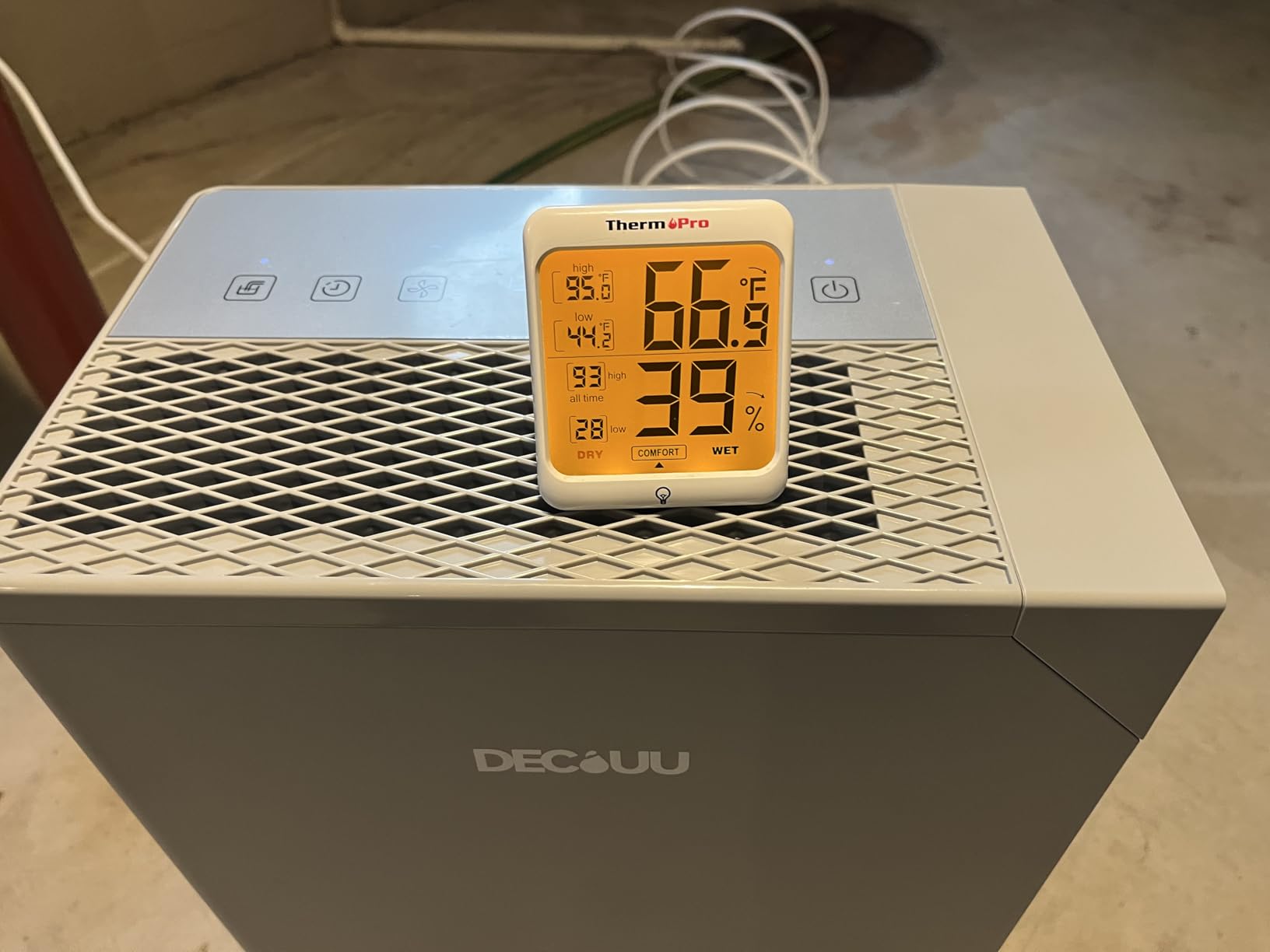 5000 Sq.Ft Dehumidifier with Pump, 100 Pint, Smart Humidity Control | No Floor Drain Needed, Built-in Pump Drains Up to 16.4ft, ENERGY STAR 2024, Basement & Garage Use, 3 Drainage Options customer photo 2