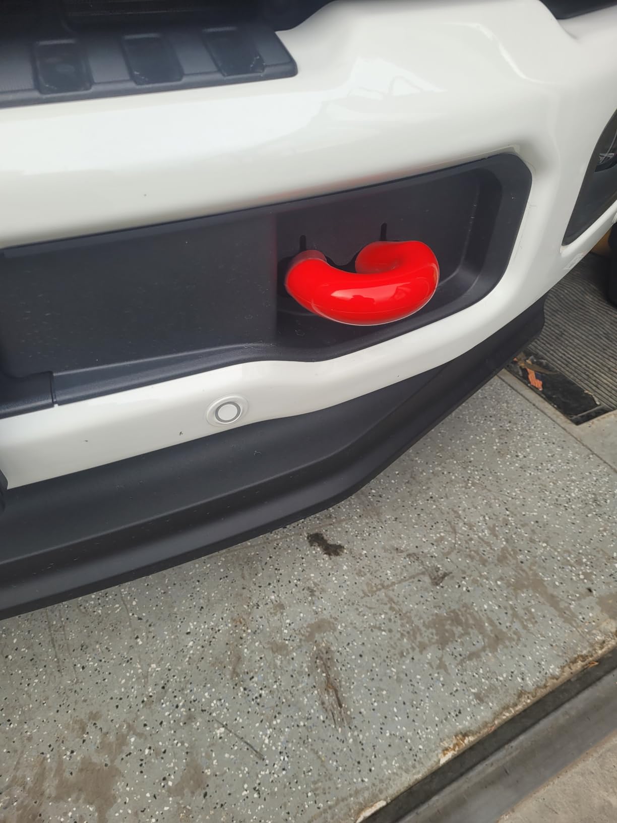 Tow Hooks Covers for Ford Super Duty F250 F350 F450 2017-2026 Red customer photo 1
