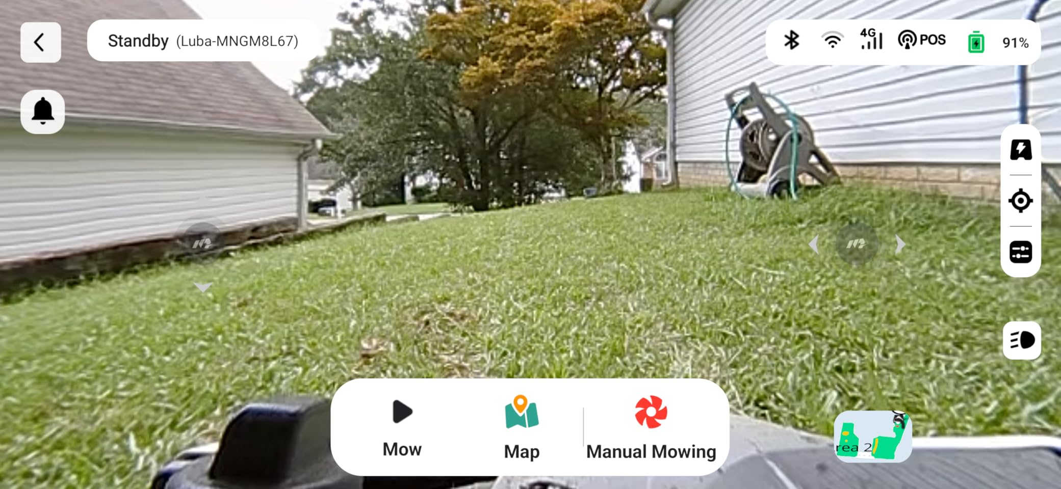 (2026 NEW) Mammotion LUBA mini 2 AWD 1500H Robot Lawn Mower with Garage, for 0.37 Acres, 360° LiDAR+Dual-Camera AI Vision, 80% Slope, DropMow, 20 Multi-Zone Management customer photo 1