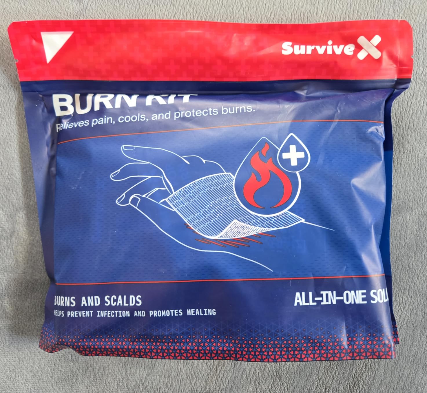 SurviveX Burn Care Kit - Cooling Hydrogel Dressings with Tea Tree Oil customer photo 1