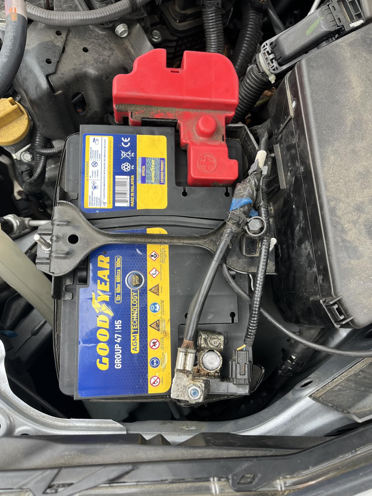 Goodyear 35-AGM BCI Group Size 35 12V 55 AH, 100RC, 650 CCA Platinum series Rechargeable AGM Maintenance Free Automotive Battery customer photo 1