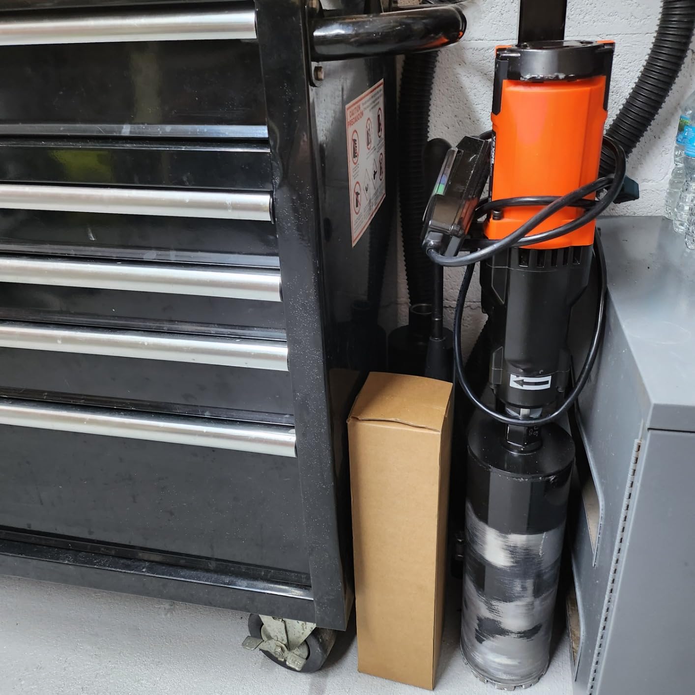 VEVOR Diamond Core Drilling Machine 0.8-8 in Drilling Diameter Stand-Mount customer photo 1