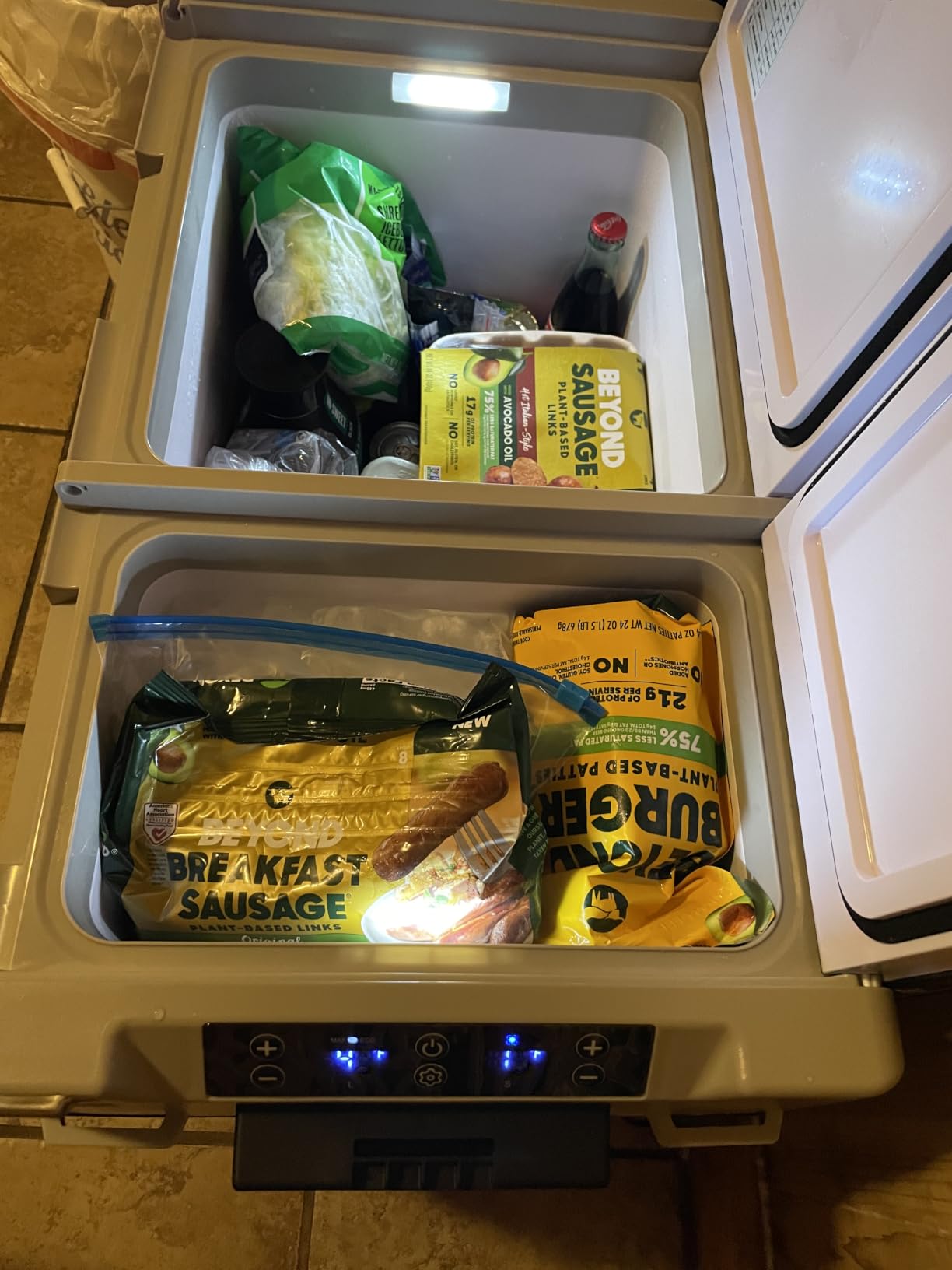 Feelfunn 12 Volt Refrigerator Car Fridge 61QT Dual Zone Electric Cooler customer photo 2