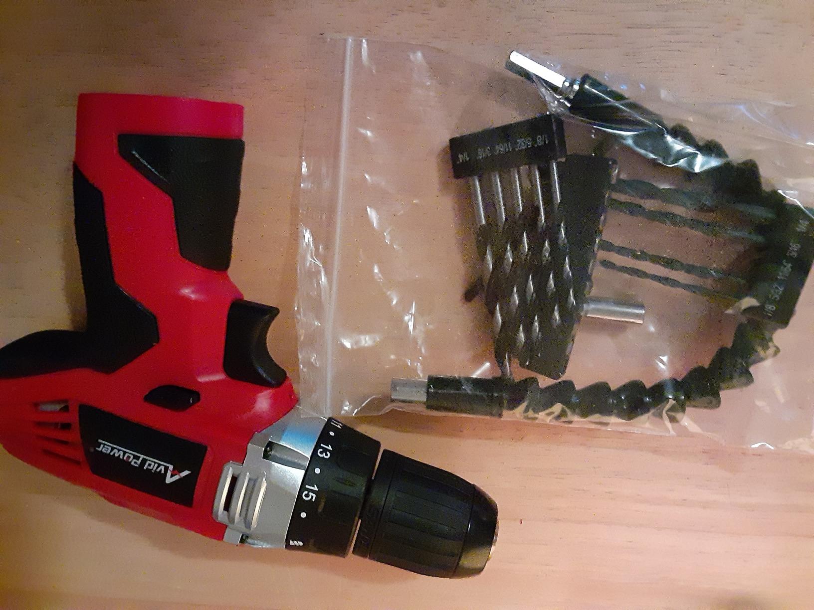 AVID POWER 12V Brushless Cordless Power Drill Driver Set 28Nm 2.0Ah Battery customer photo 2