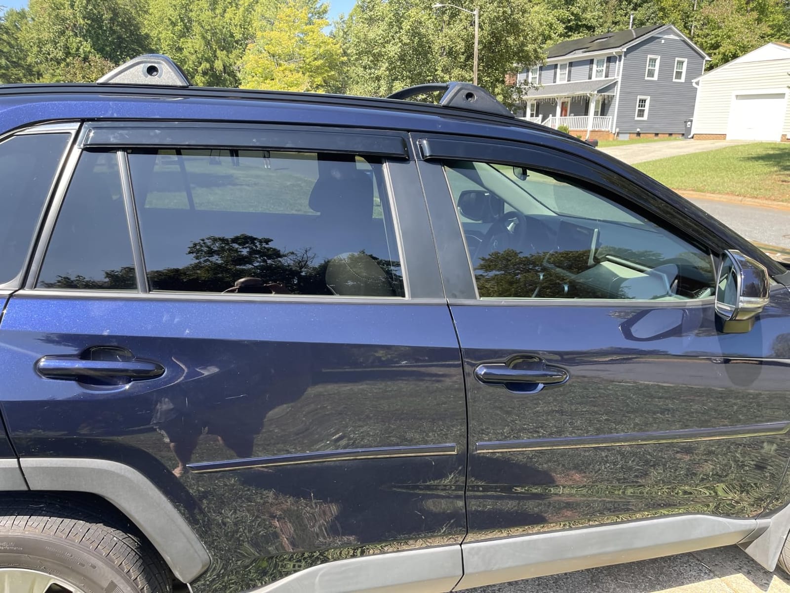 HRV Rain Guard - Window Visors for Honda HR-V HRV 2023-2025 2026, Out-Channel Side Window Rain Guards for HR-V Accessories, 4PCS, Black, Car Accessories customer photo 2