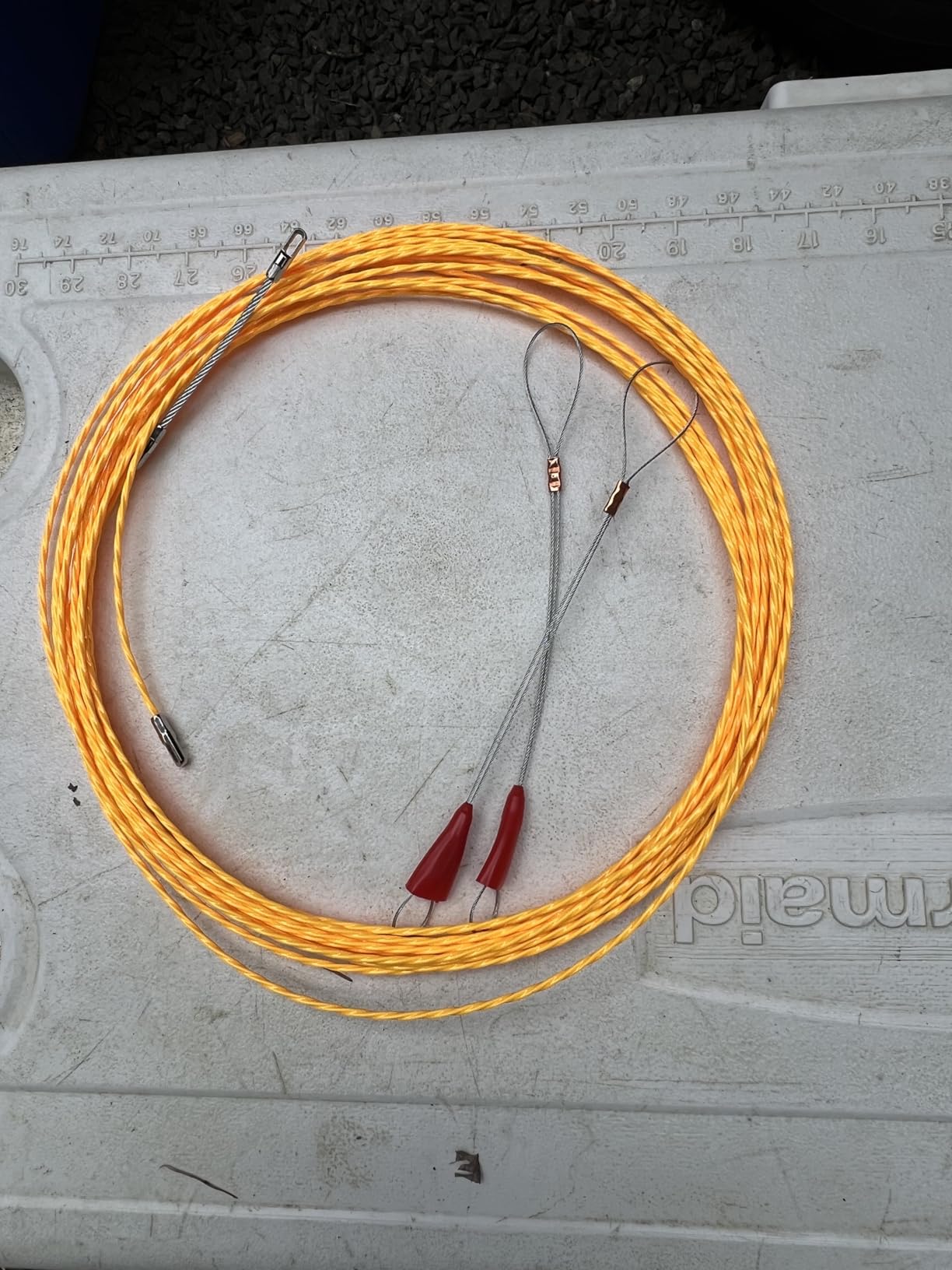 32.8FT Electrical Fish Tape 10m |3.0 mm Wire Puller |2 Guide Springs |Wire Feeder customer photo 1