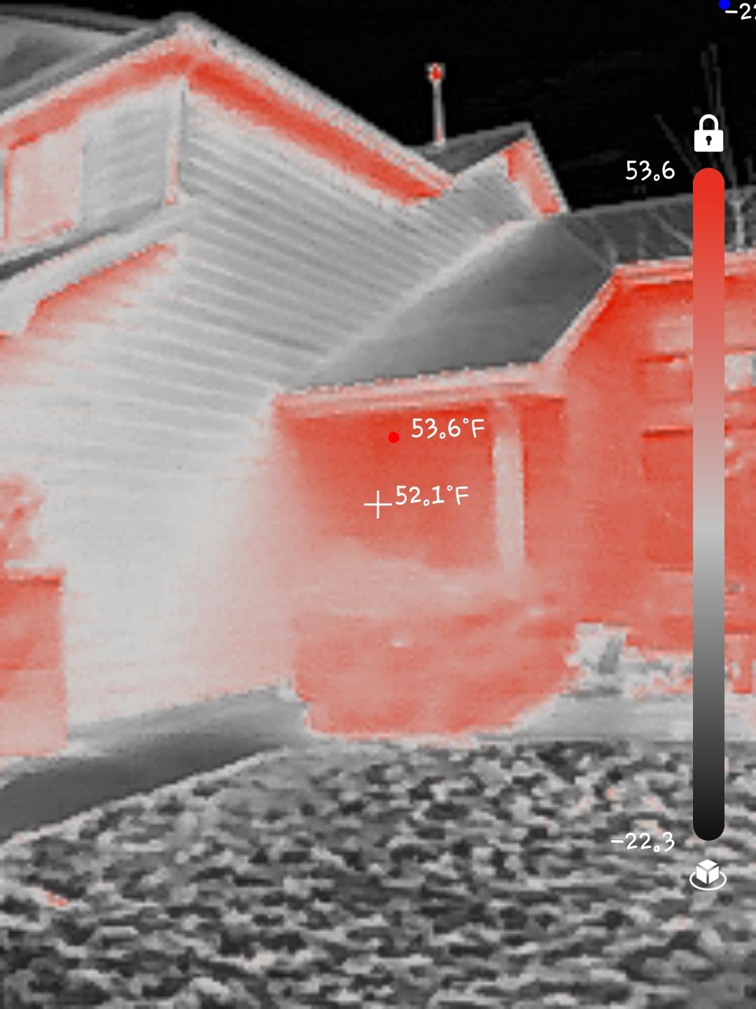 AMPBANK M256 Thermal Camera, 512x384 TISR Resolution Thermal Imager, 256x192 IR Resolution, -4°F~842°F Temp Range, Thermal Imaging Camera for Android Smartphones and PC(Green) customer photo 2