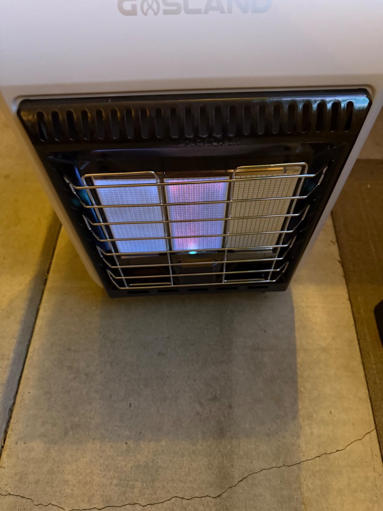 GASLAND FlameJet 60,000 BTU Propane Forced Air Heater, Portable Space Heater for Garage, Patio, Construction Sites, Industrial Space - Fast Heating customer photo 2