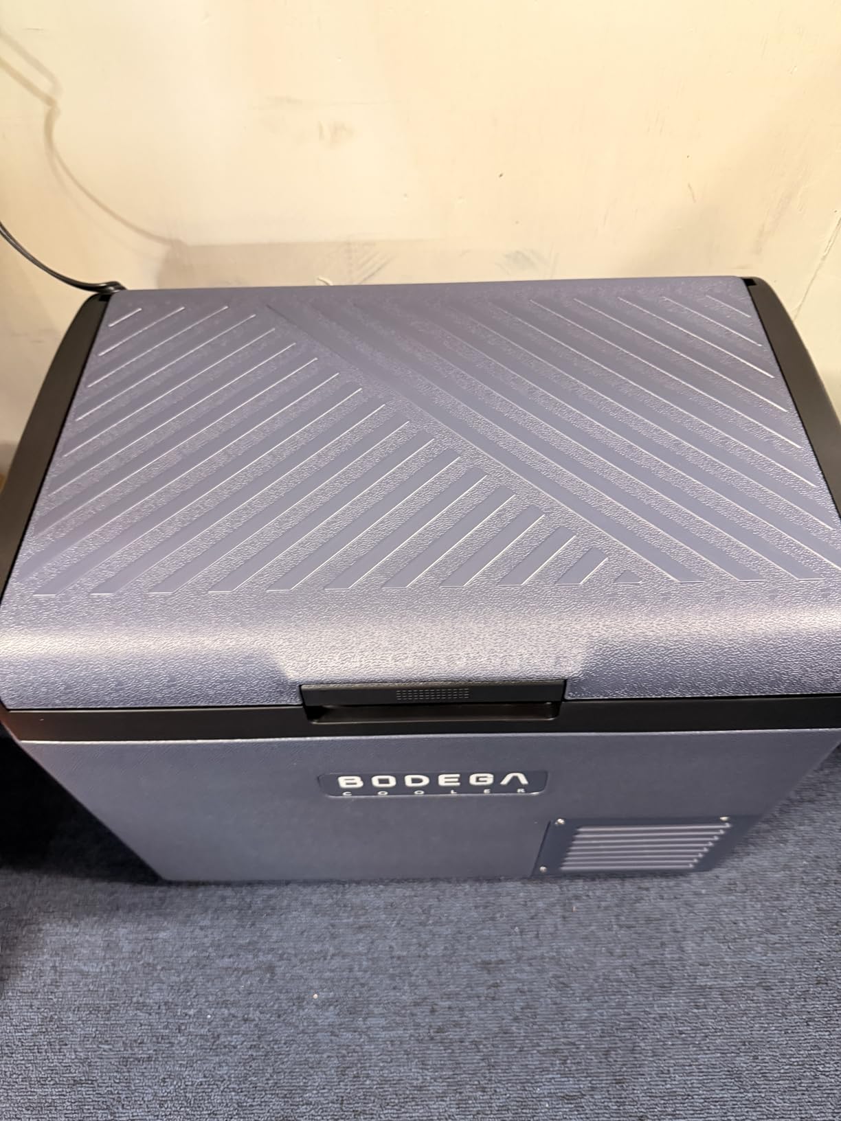 BODEGA 12 Volt Car Refrigerator 32 QT Portable Freezer IPX4 Waterproof Car Fridge Electric Cooler for Truck Van Camping Travel DC Compressor Ultra-Quiet 31dB 12/24V DC 110-240 Volt AC,-4℉ to 68℉ customer photo 2