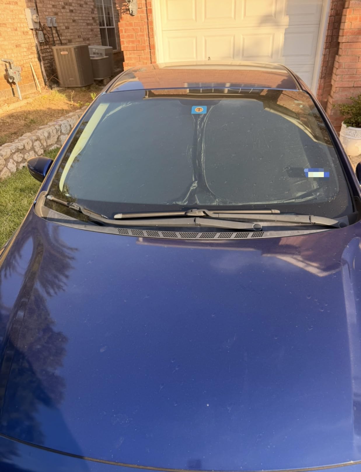 INSAUTO Custom Fit Windshield Sun Shade for Kia Soul 2020-2025 customer photo 1