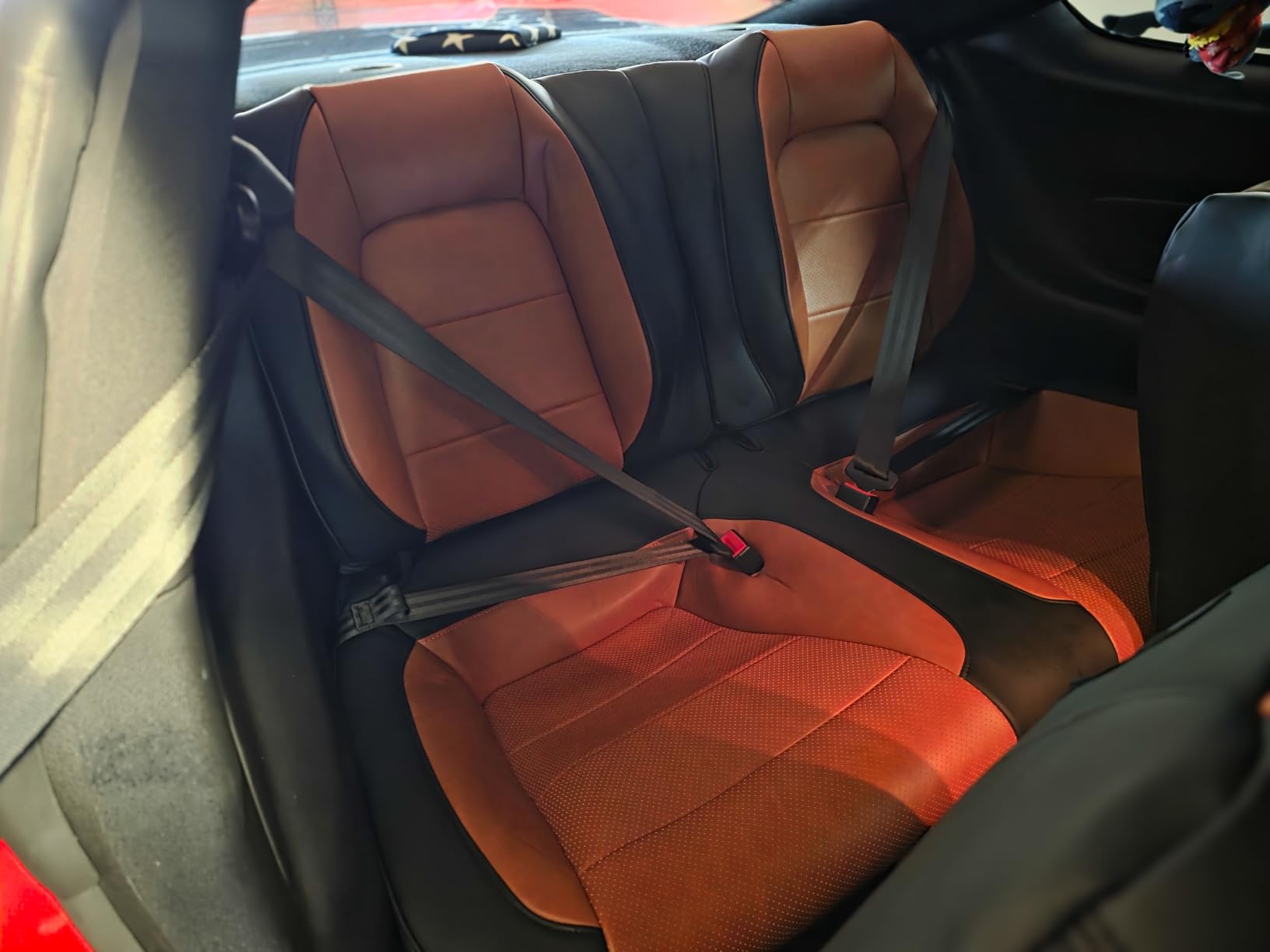 for Ford Mustang Convertible Car Seat Cover 2015-2026 Custom Fit customer photo 1