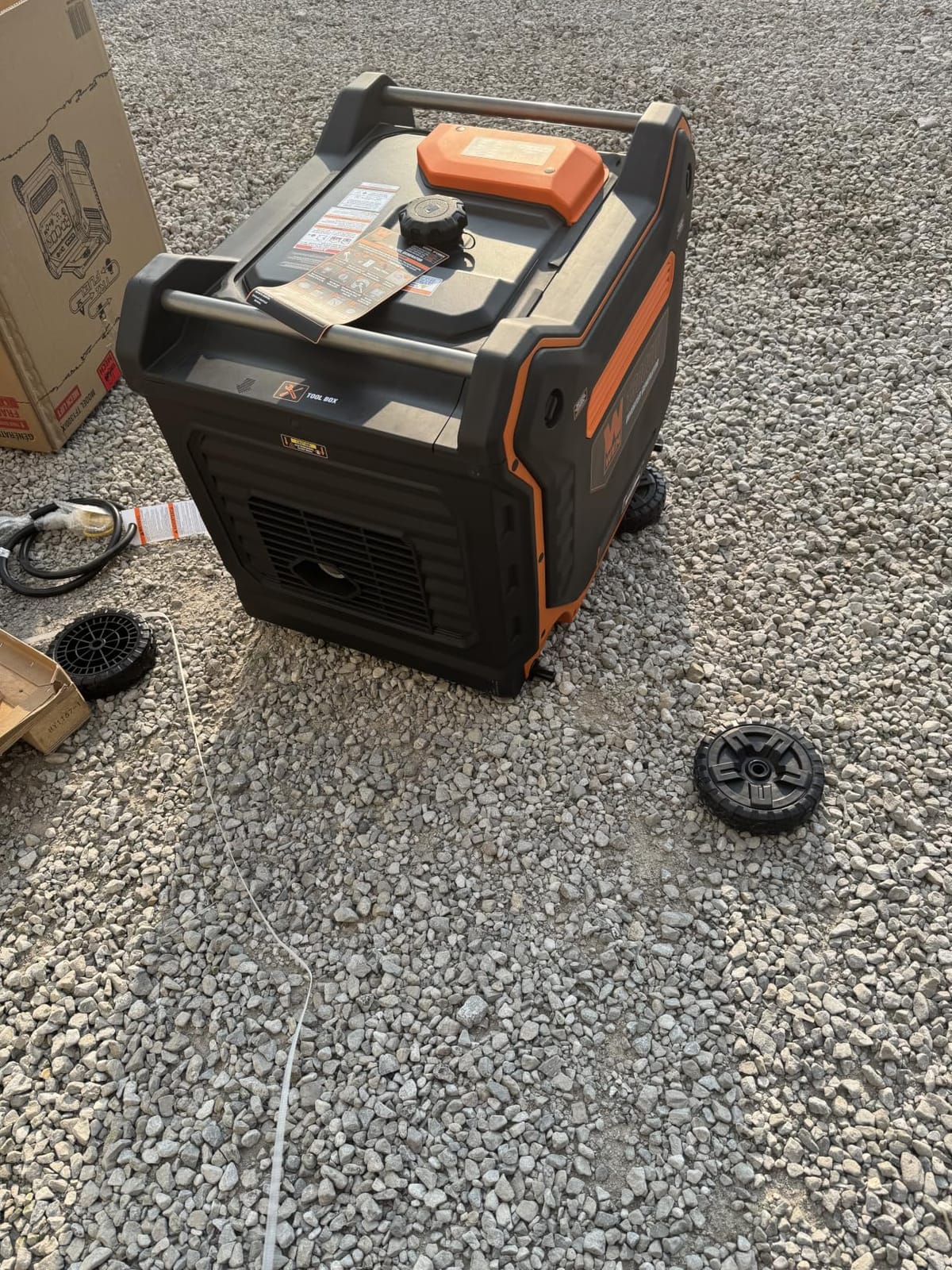 WEN 13,000-Watt 120V/240V Tri-Fuel Inverter Generator with Quiet 550cc Engine, Electric Start, Wheel Kit, and CO Watchdog, Gas, Propane, and Natural Gas Powered (TF1300iX) customer photo 1