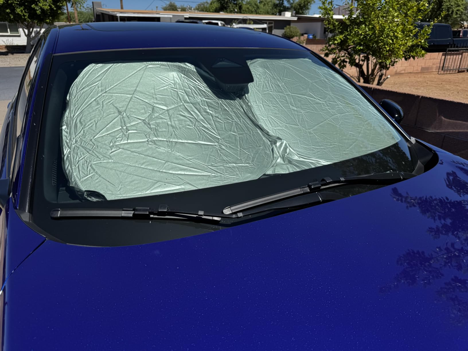 EcoNour Windshield Sunshade Compatible for Jeep Cherokee SUV 2014-2023 customer photo 2