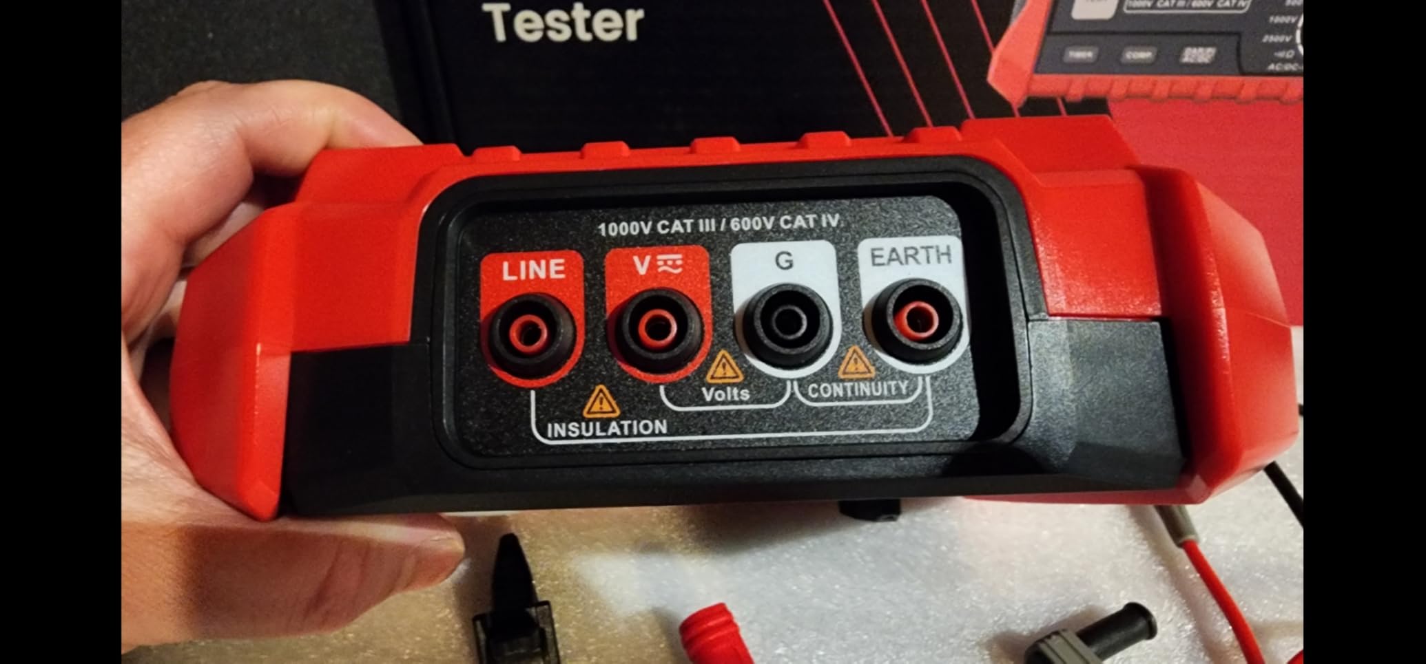 KAIWEETS Megohmmeter Insulation Tester 0.1MΩ-200GΩ 2500V DAR/PI Ohm Meter customer photo 2